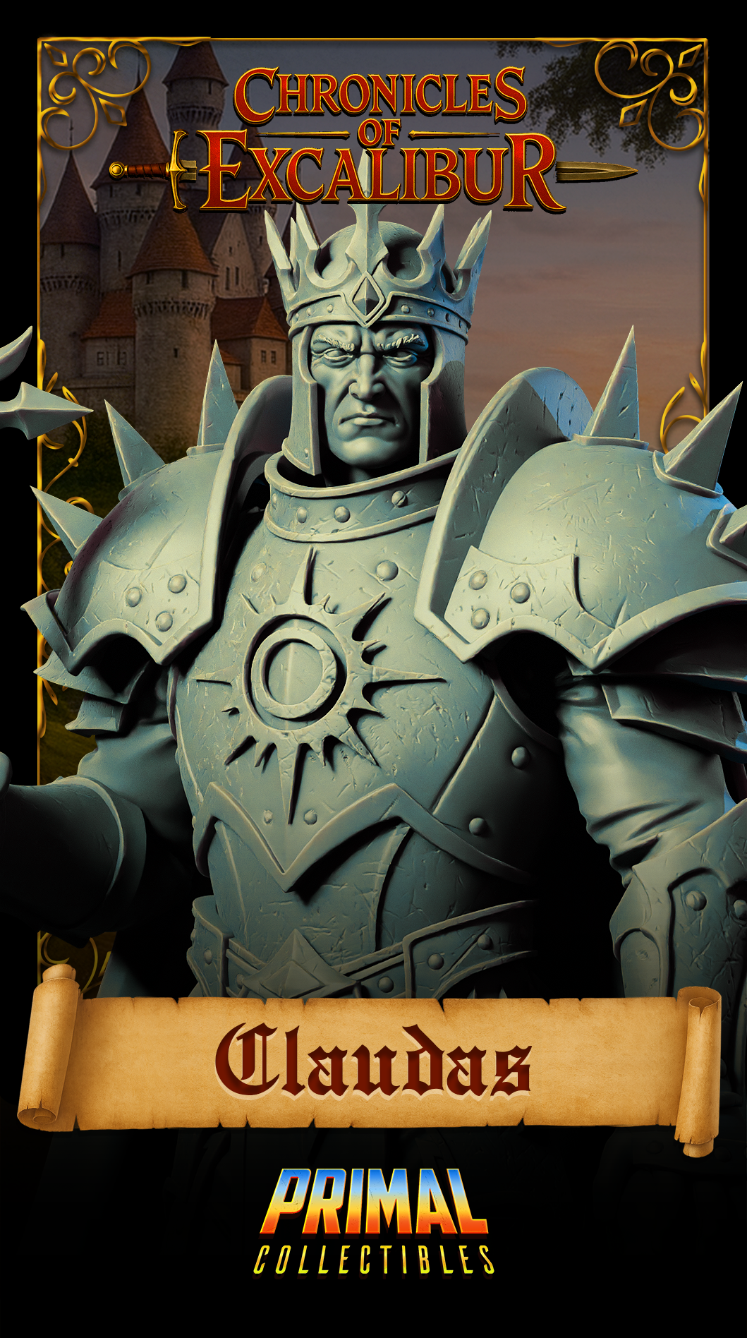 King Claudas - Chronicles of Excalibur - Primal Collectibles