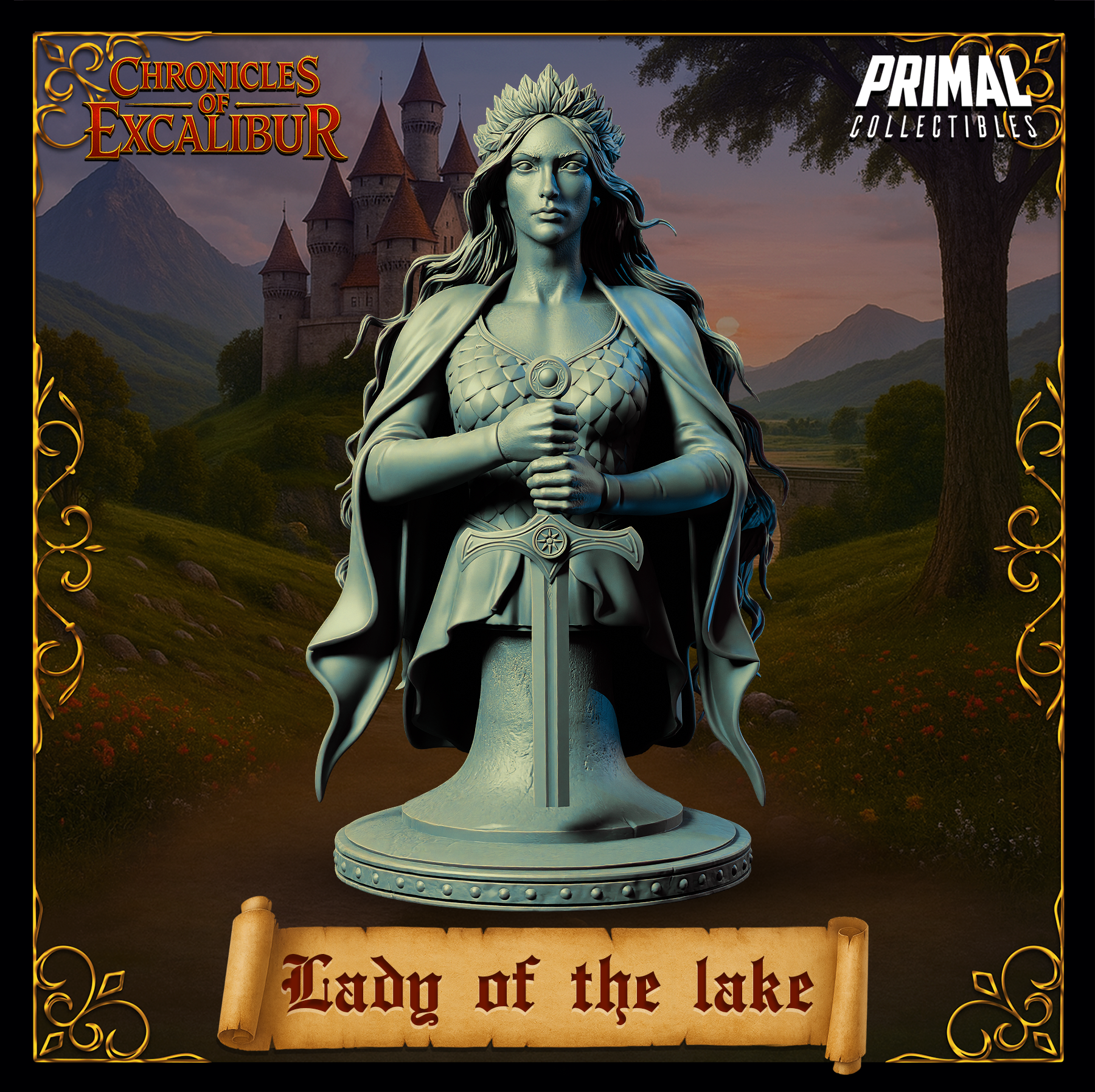 Lady of the Lake - Bust aus der Reihe Chronicles of Excalibur von Primal Collectibles
