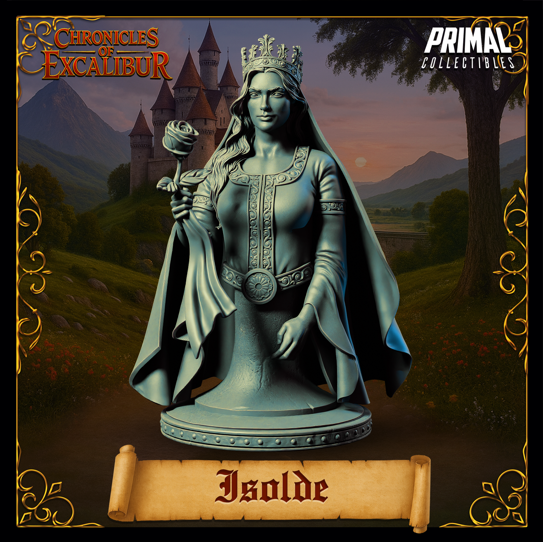 Princess Isolde - Bust - Chronicles of Excalibur - Primal Collectibles