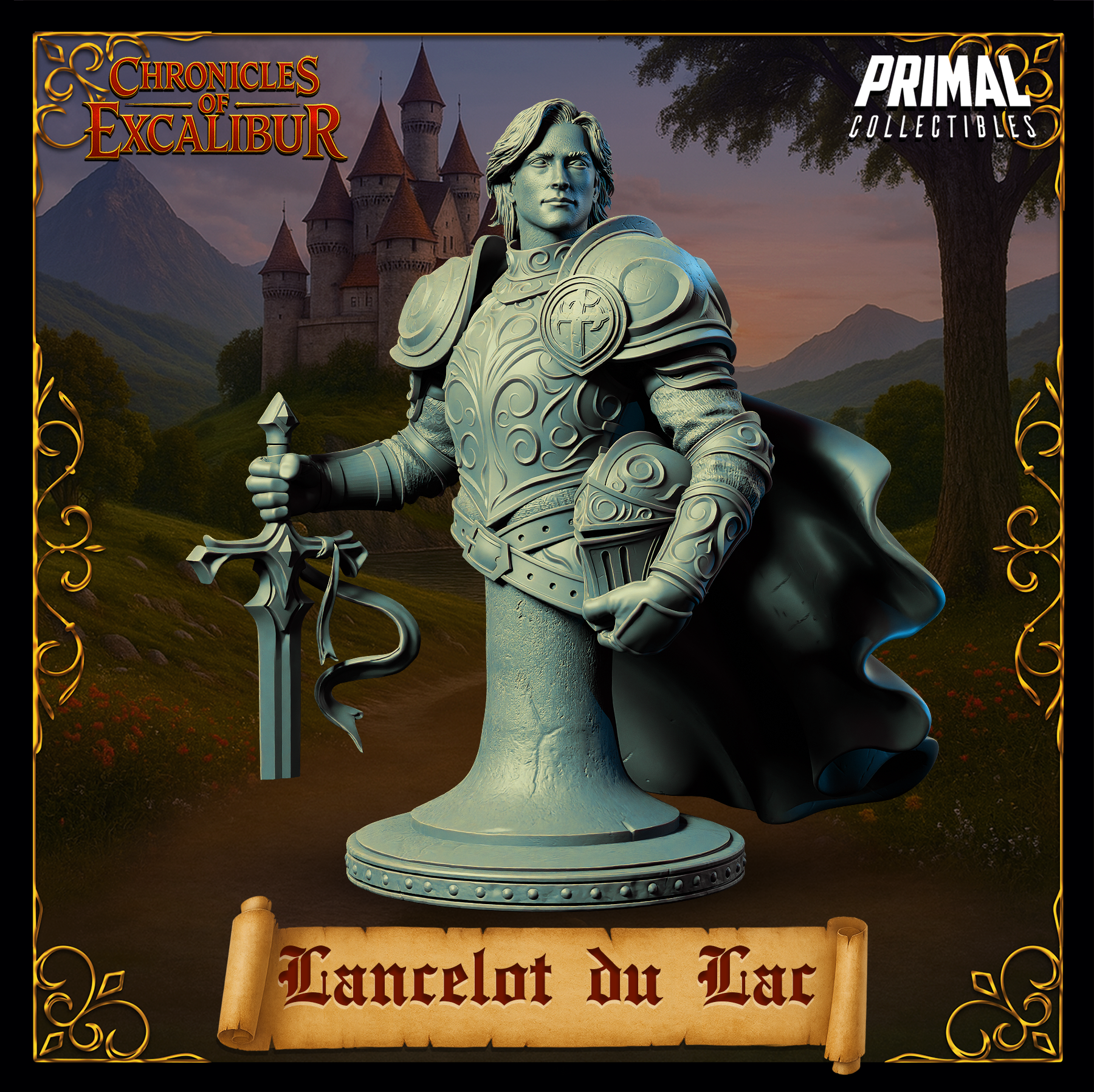 Lancelot - Bust aus der Reihe Chronicles of Excalibur von Primal Collectibles