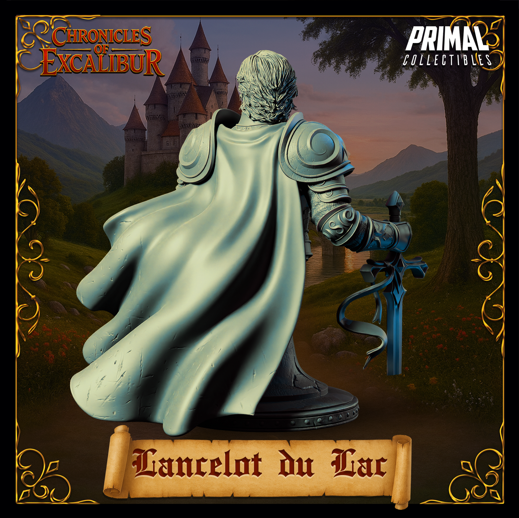 Lancelot - Bust aus der Reihe Chronicles of Excalibur von Primal Collectibles