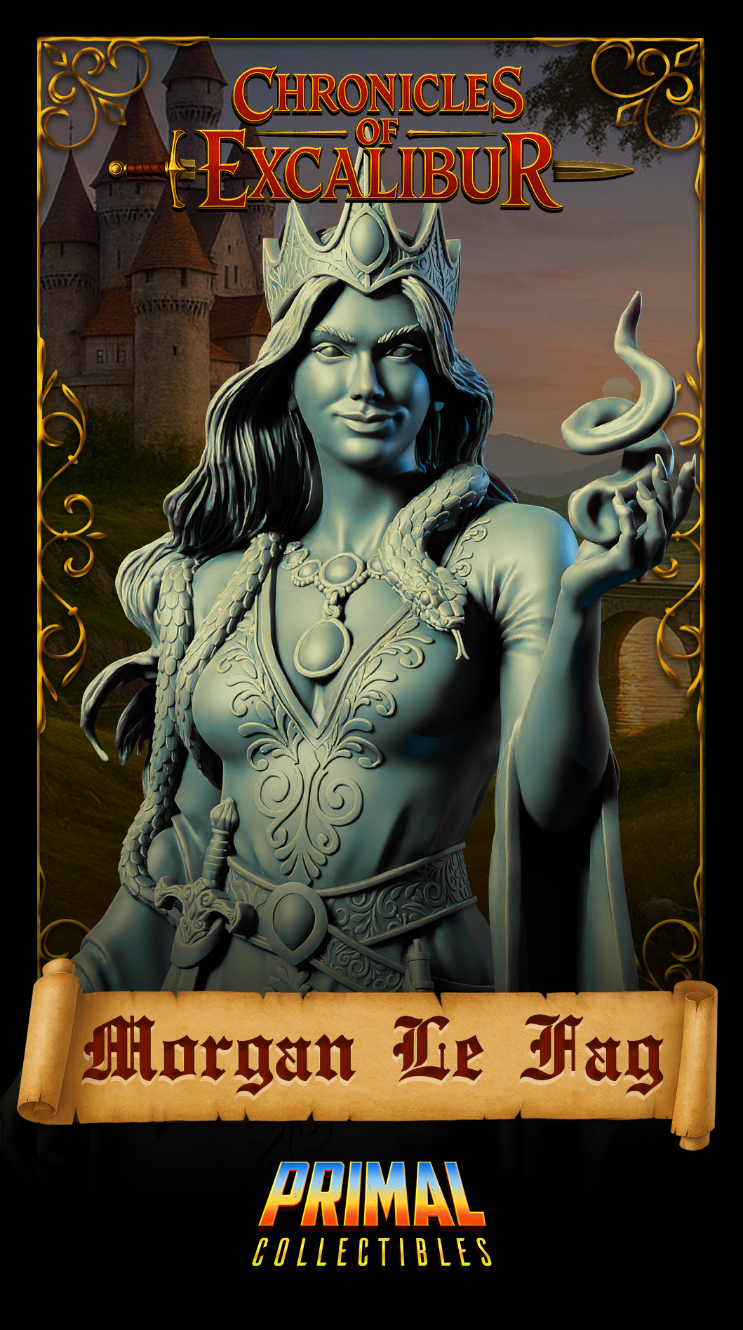Witch Morgan Le Fag- Chronicles of Excalibur - Primal Collectibles