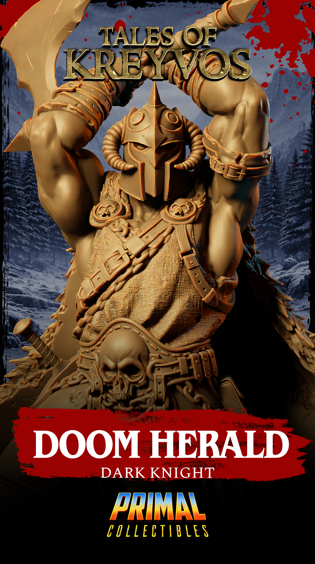 Dark Knight Doom Herald - Tales of Lreyvos - Primal Collectibles