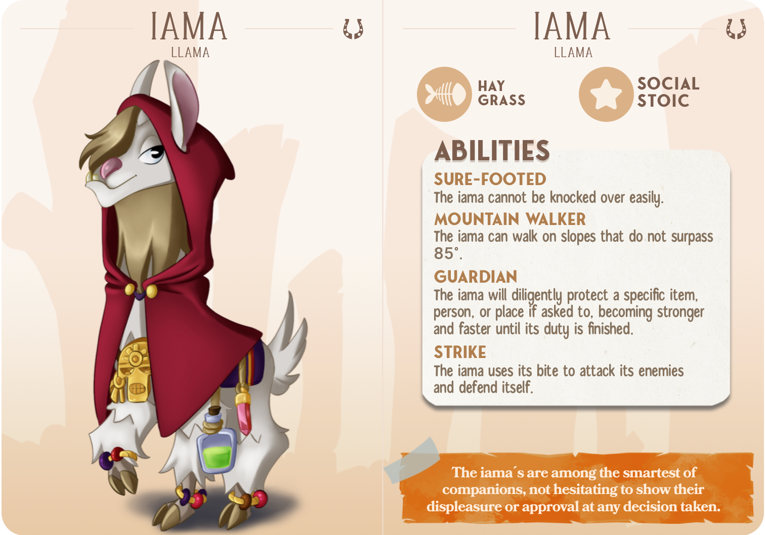 Lama - Equines - Lama - Animal Companions by Cornelia - Cast n Play