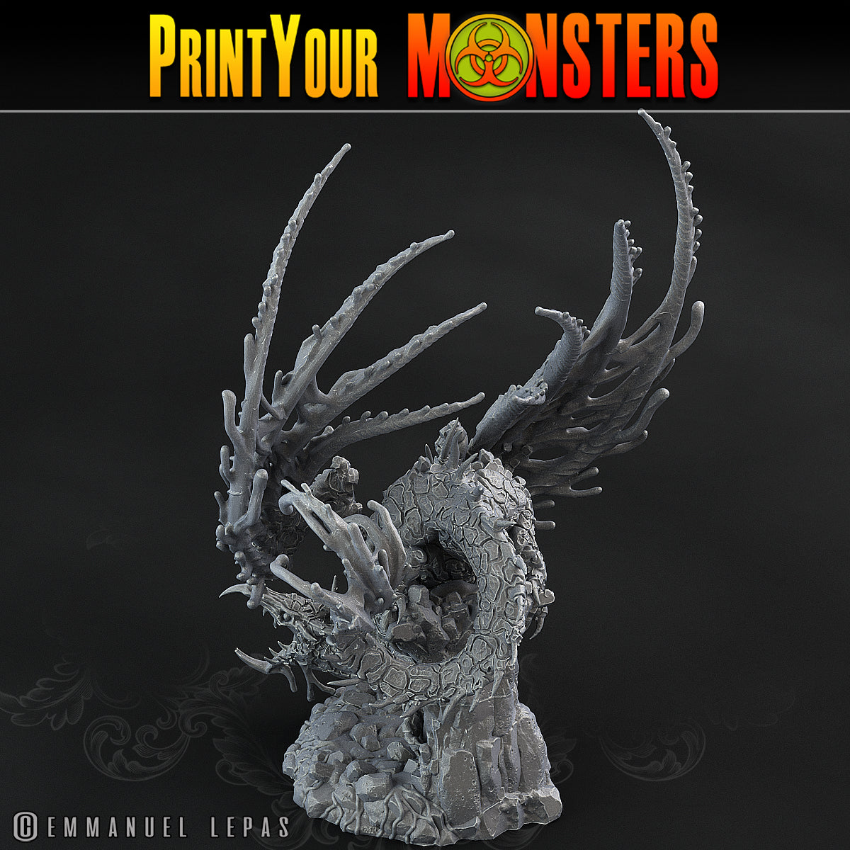 Infernal Magma Dragon - Magma Pack - Print Your Monsters