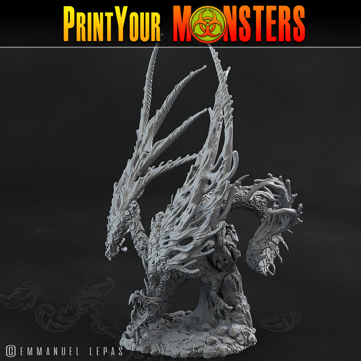 Infernal Magma Dragon - Magma Pack - Print Your Monsters