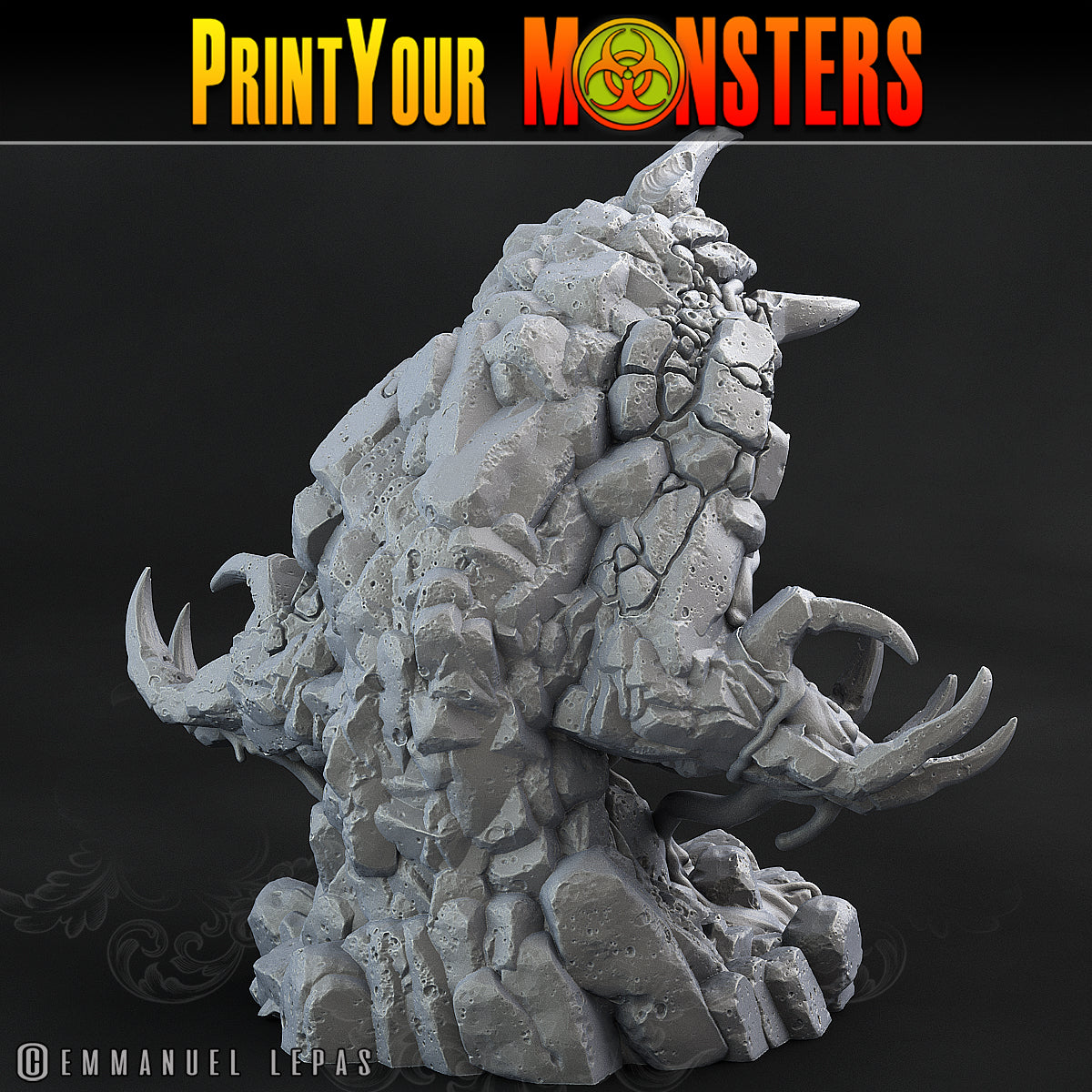 Infernal Magma Elemental - Magma Pack - Print Your Monsters