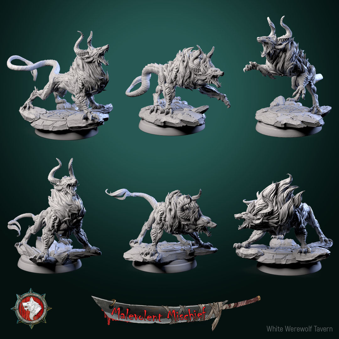 Infernohound Bundle - from the Malevolent Mischief series by White Werewolf Tavern