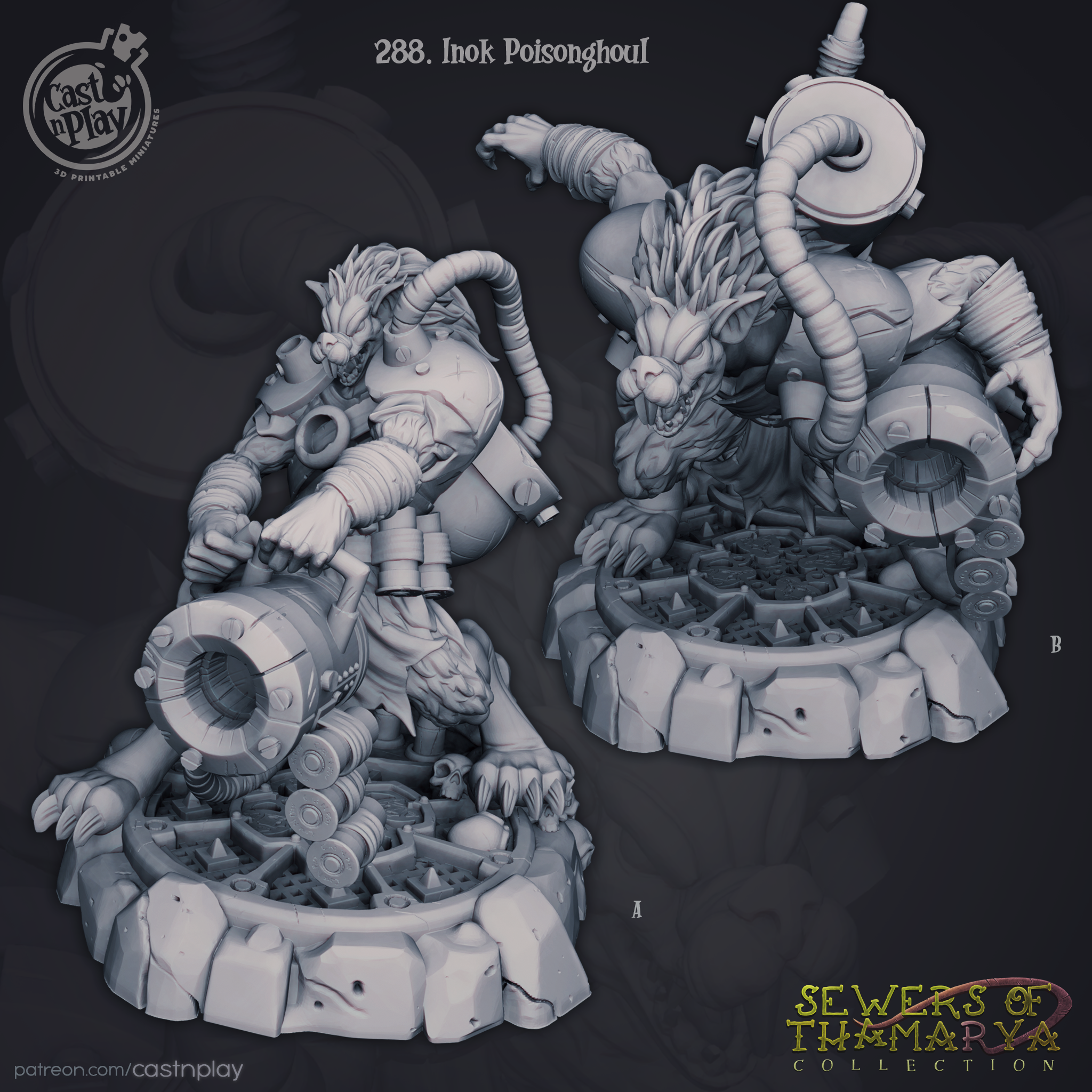 Inok Poisonghoul - de la série Les Égouts de Thamarya par Cast n Play