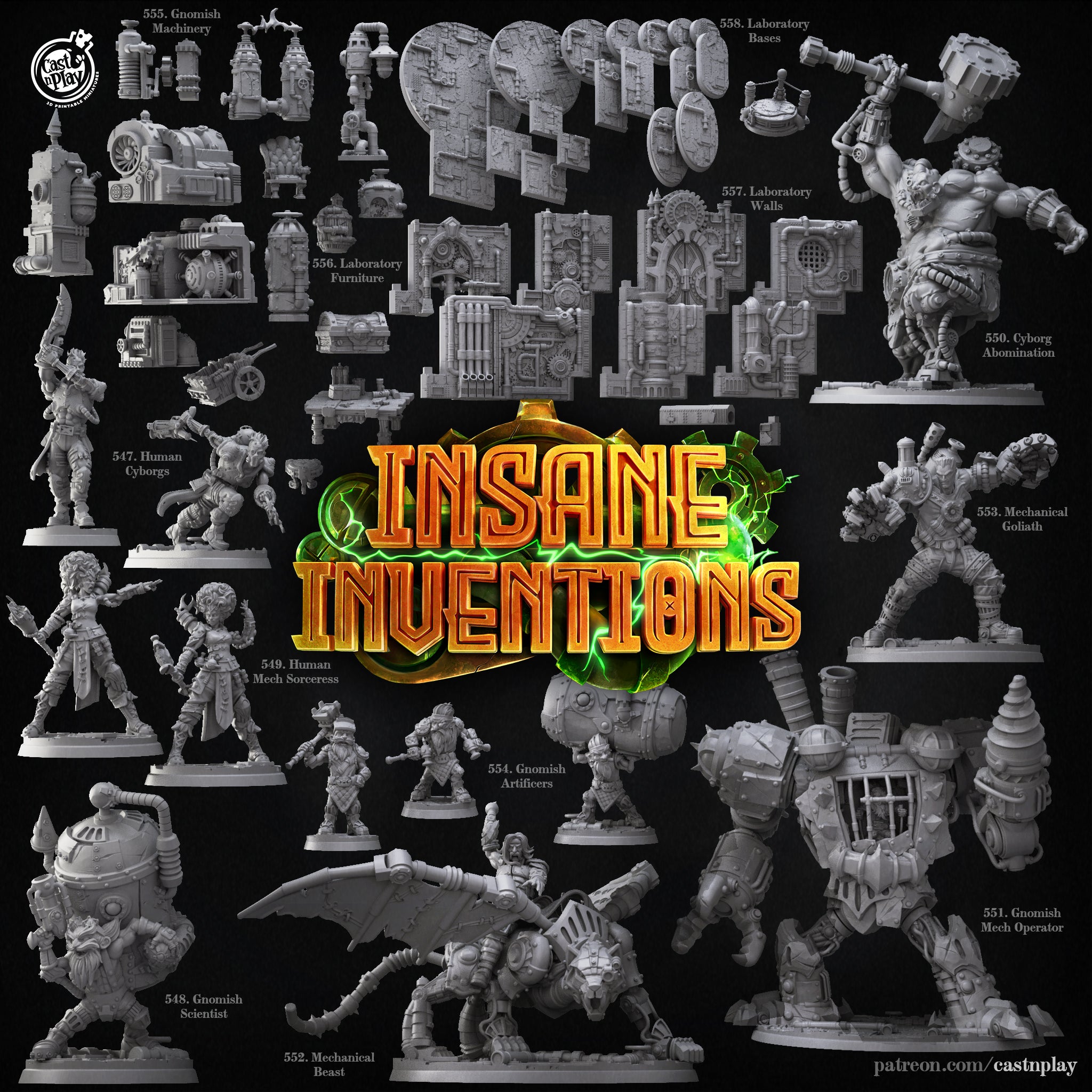 Cyborg Abomination - aus der Reihe Insane Inventions von Cast n Play