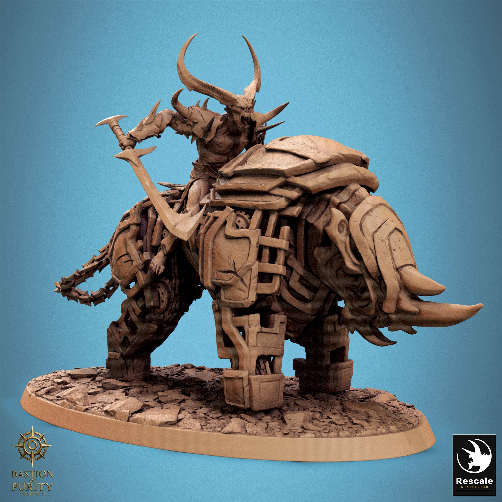 Iron Hellrider - aus der Reihe Legion of the Damned von Rescale Miniatures