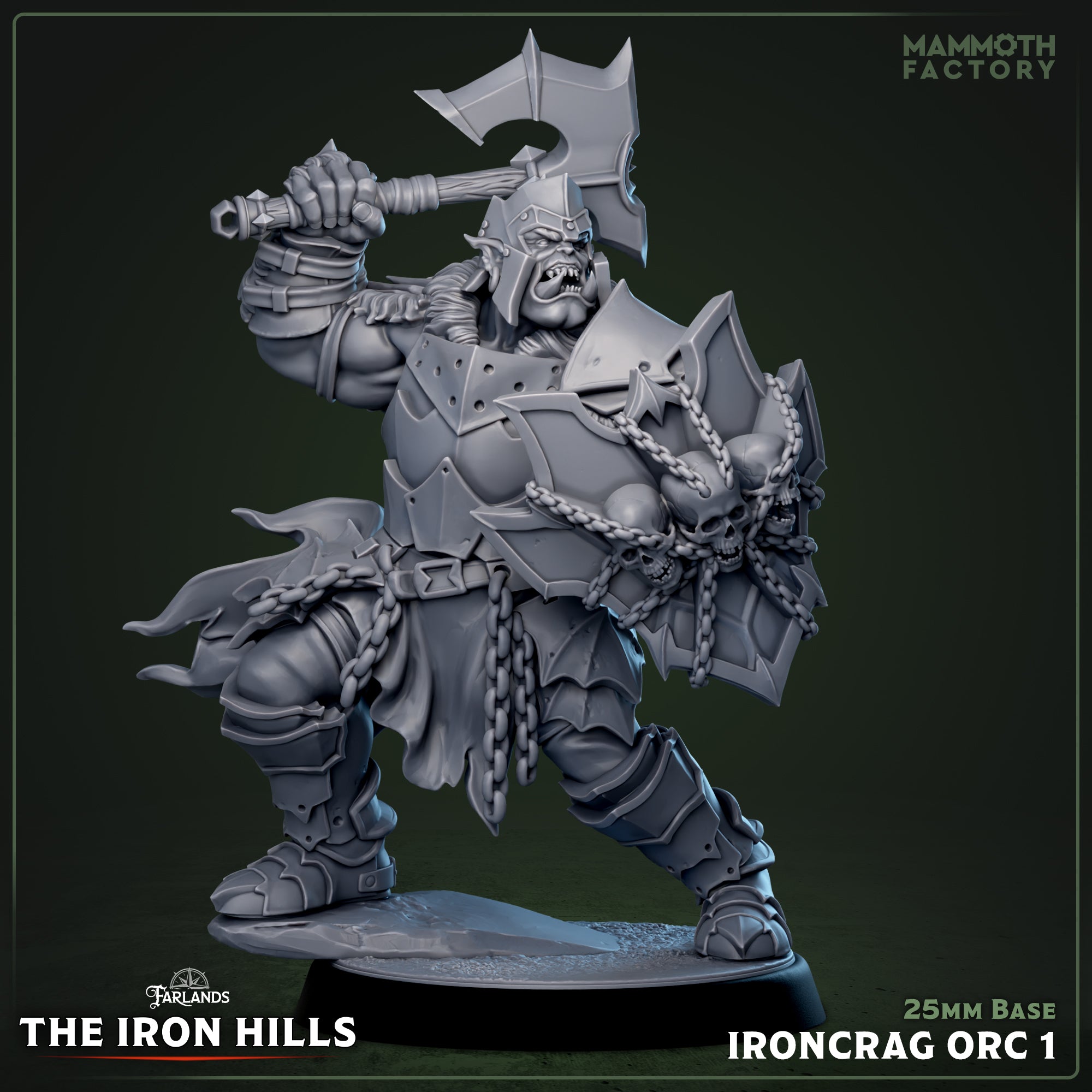 Ironcrag Orc - aus der Reihe The Iron Hills Collection von Mammoth Factory