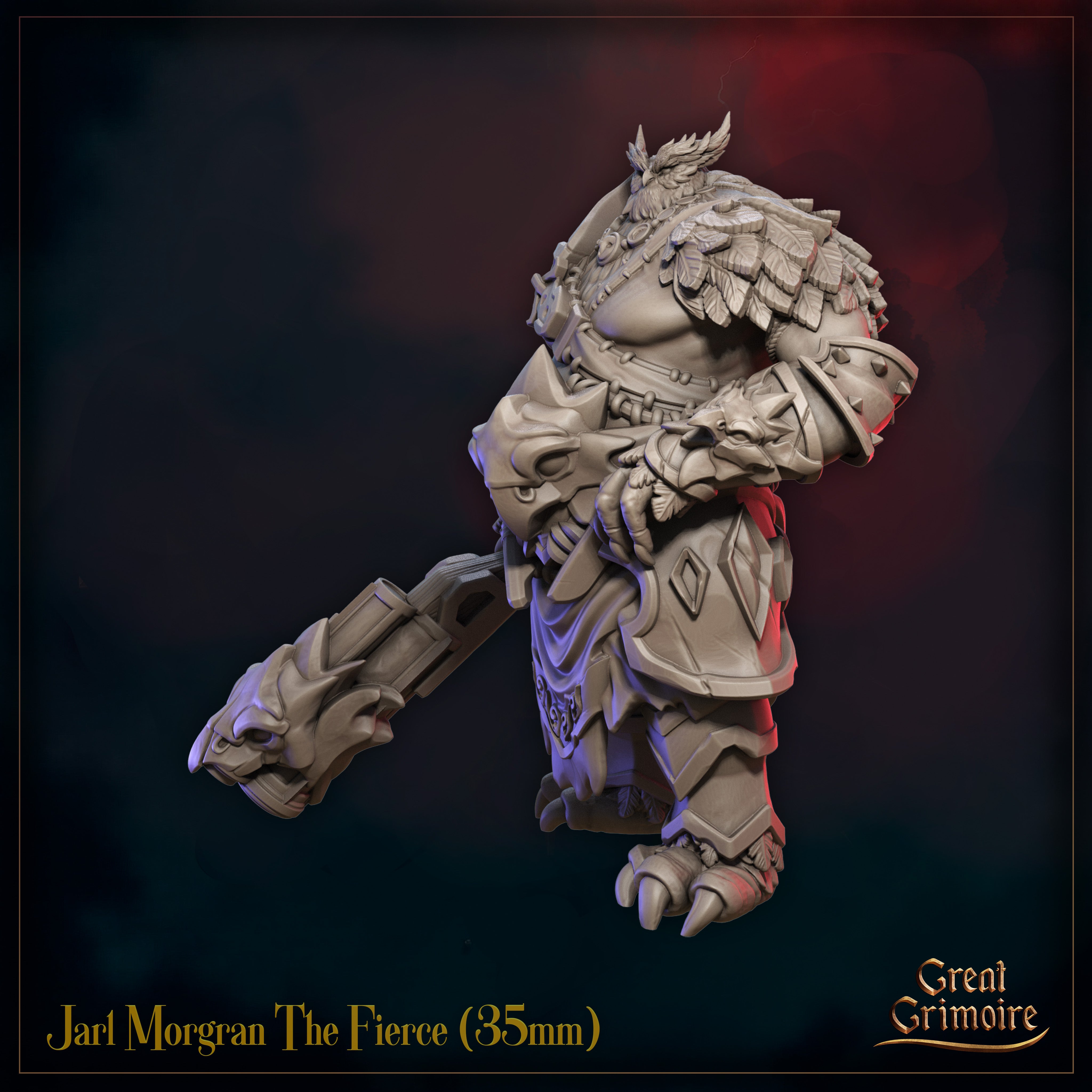 Jarl Morgran The Fierce - aus der Reihe Sunfall War von Great Grimoire