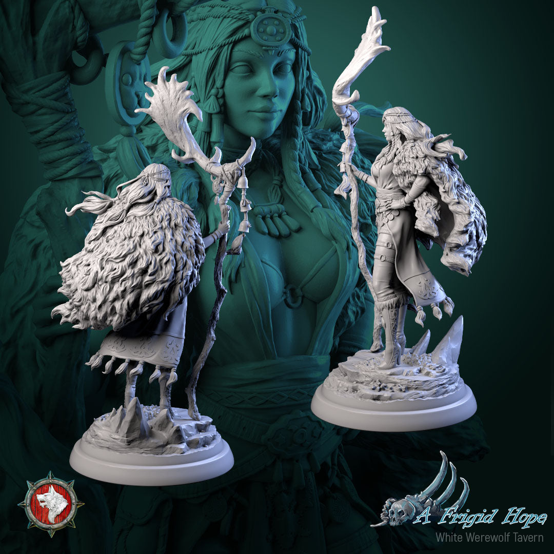 Kaelia, Witch of the Frozen Veil - from the A Frigid Hope series by White Werewolf Tavern