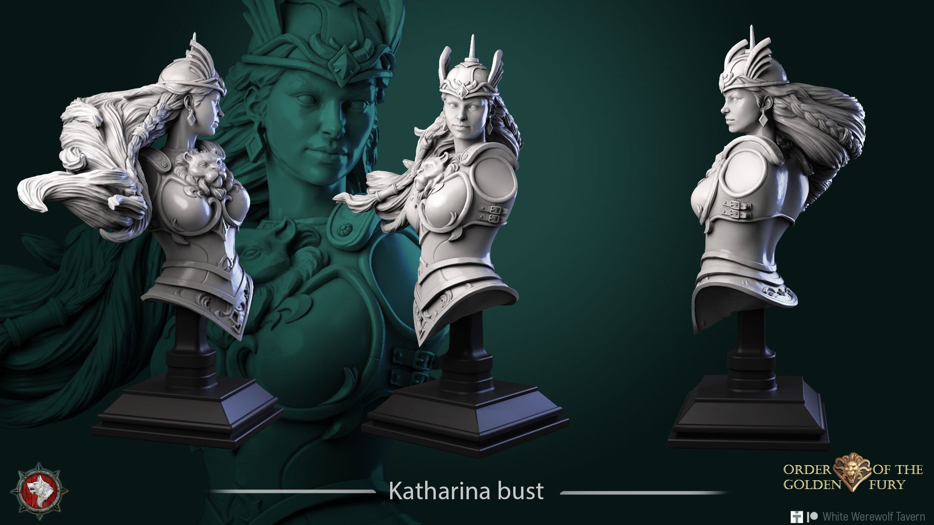 Katharina - Bust aus der Reihe Order of the golden Fury von White Werewolf Tavern