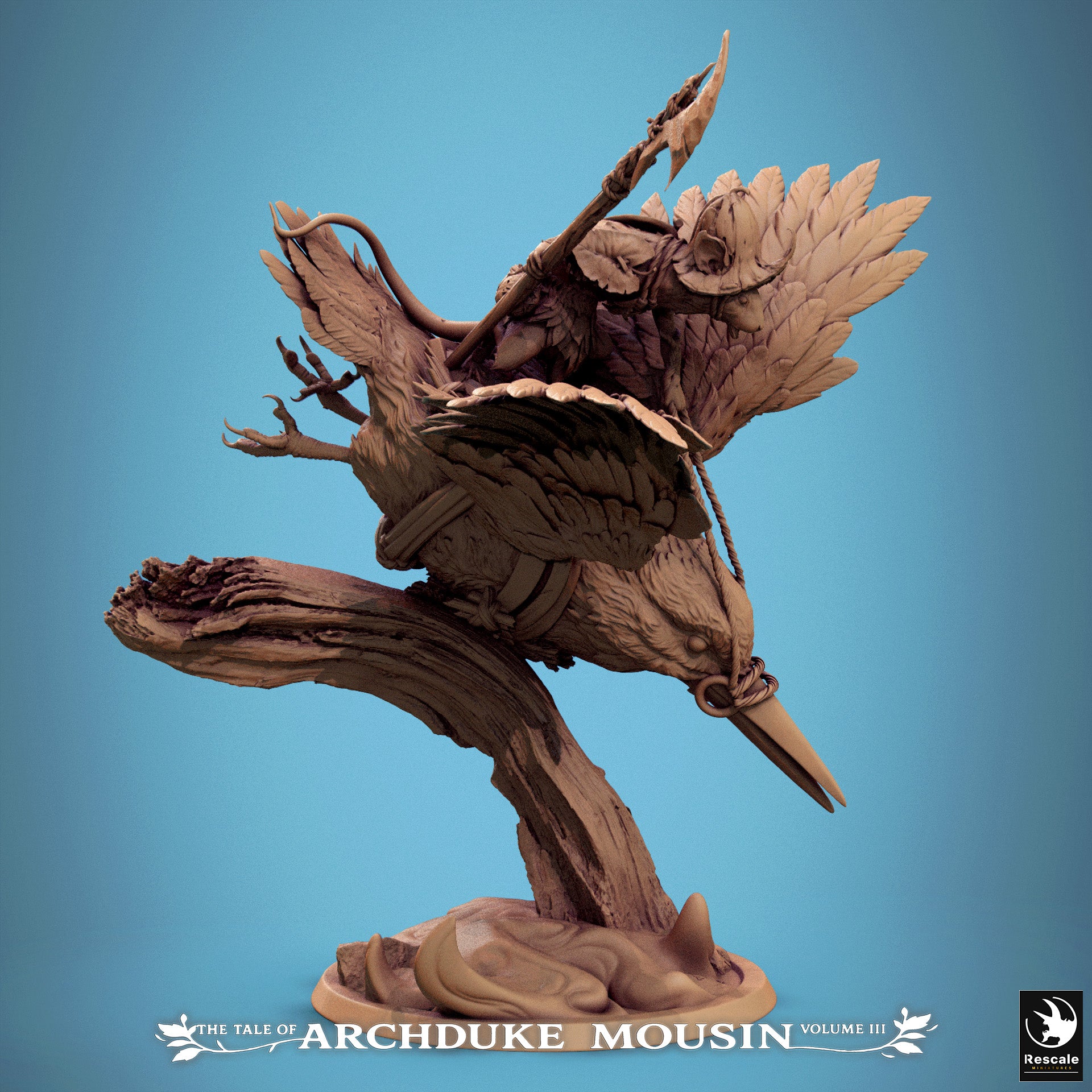 Mouse on Kingfisher Fall - Tales of Archduke Mousin III - Rescale Miniatures