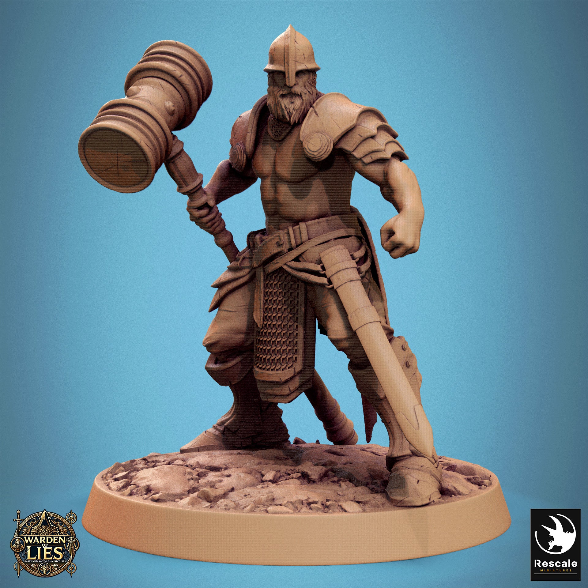 Chevalier de la Valeur - de la série Warden of Lies de Rescale Miniatures