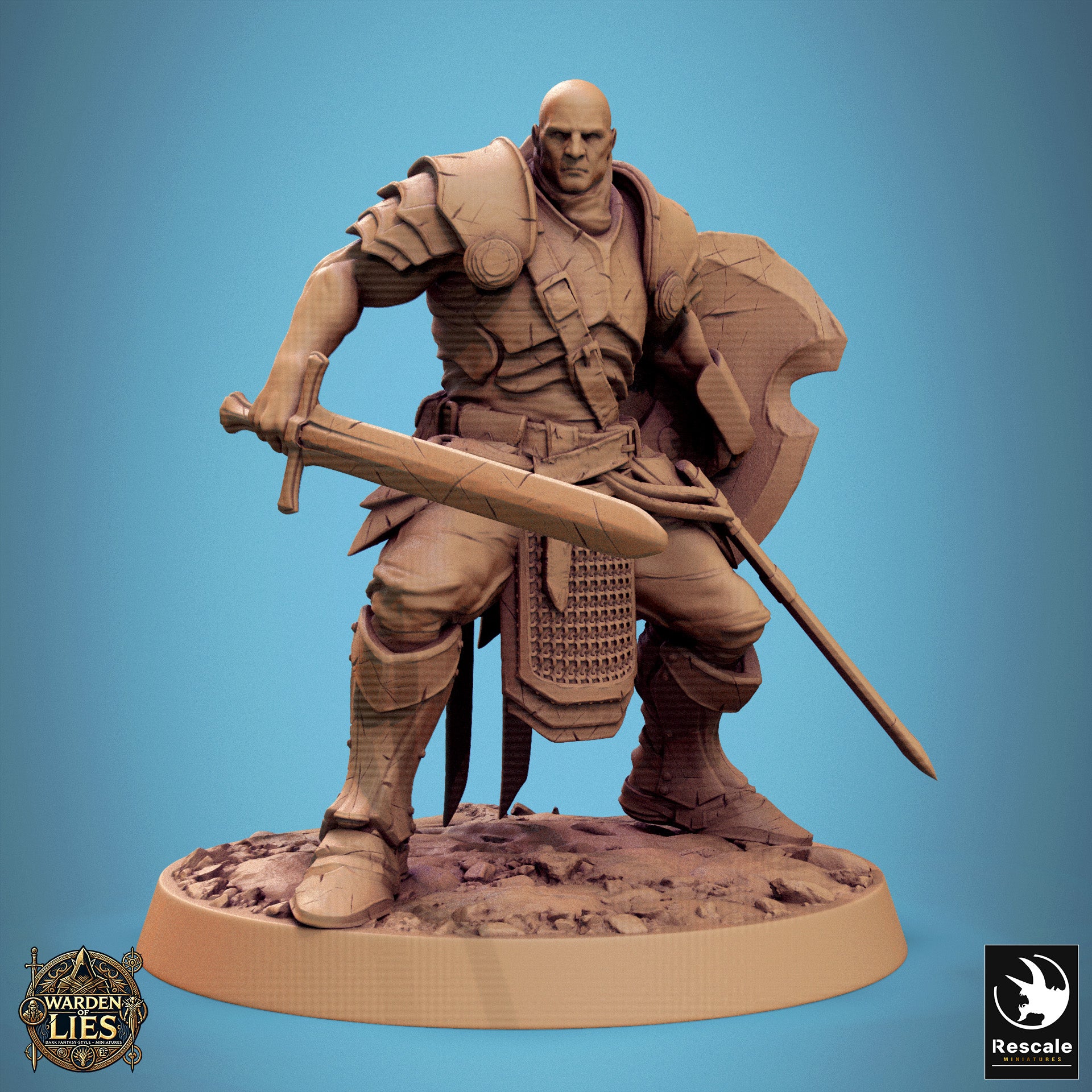 Chevalier de la Valeur - de la série Warden of Lies de Rescale Miniatures