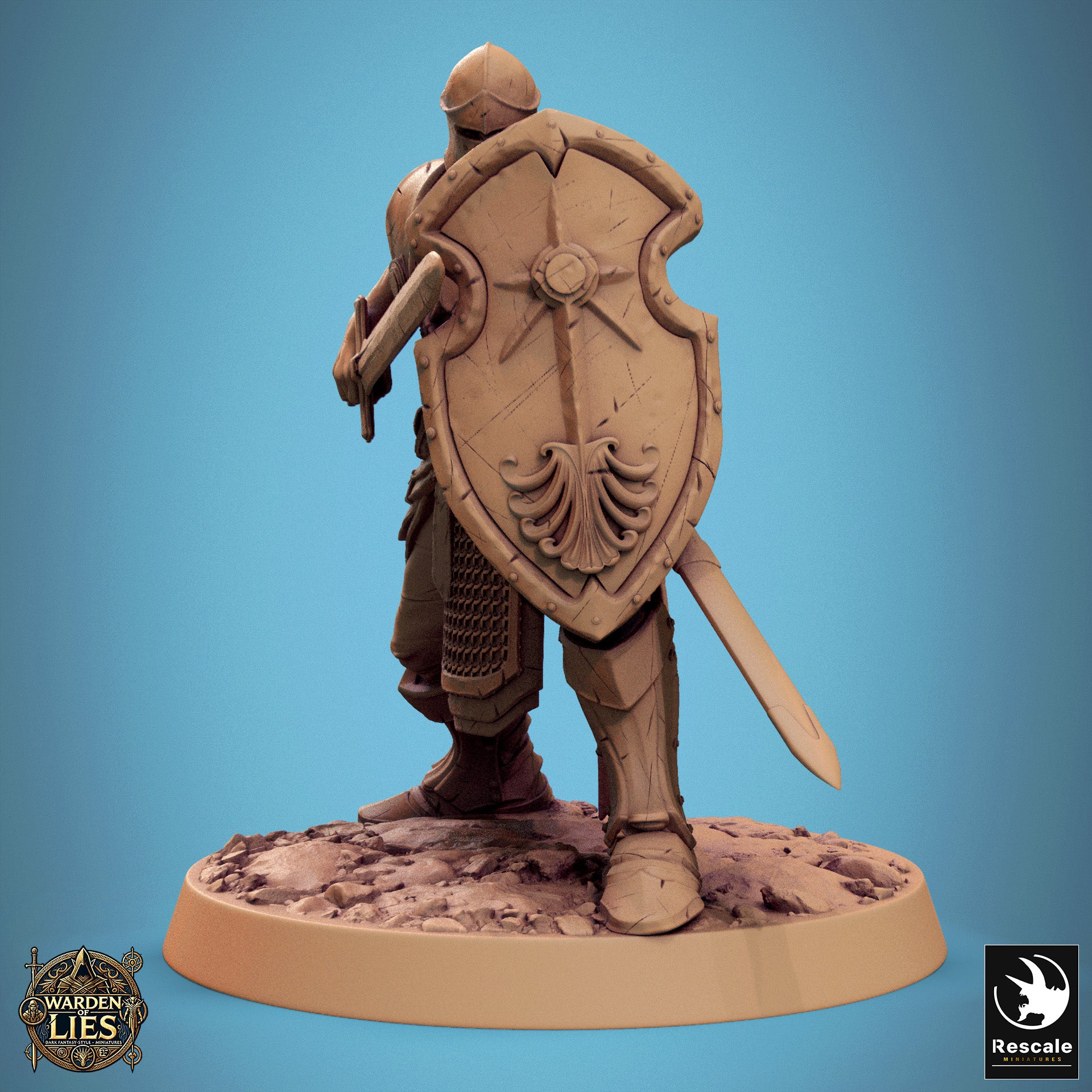 Chevalier de la Valeur - de la série Warden of Lies de Rescale Miniatures
