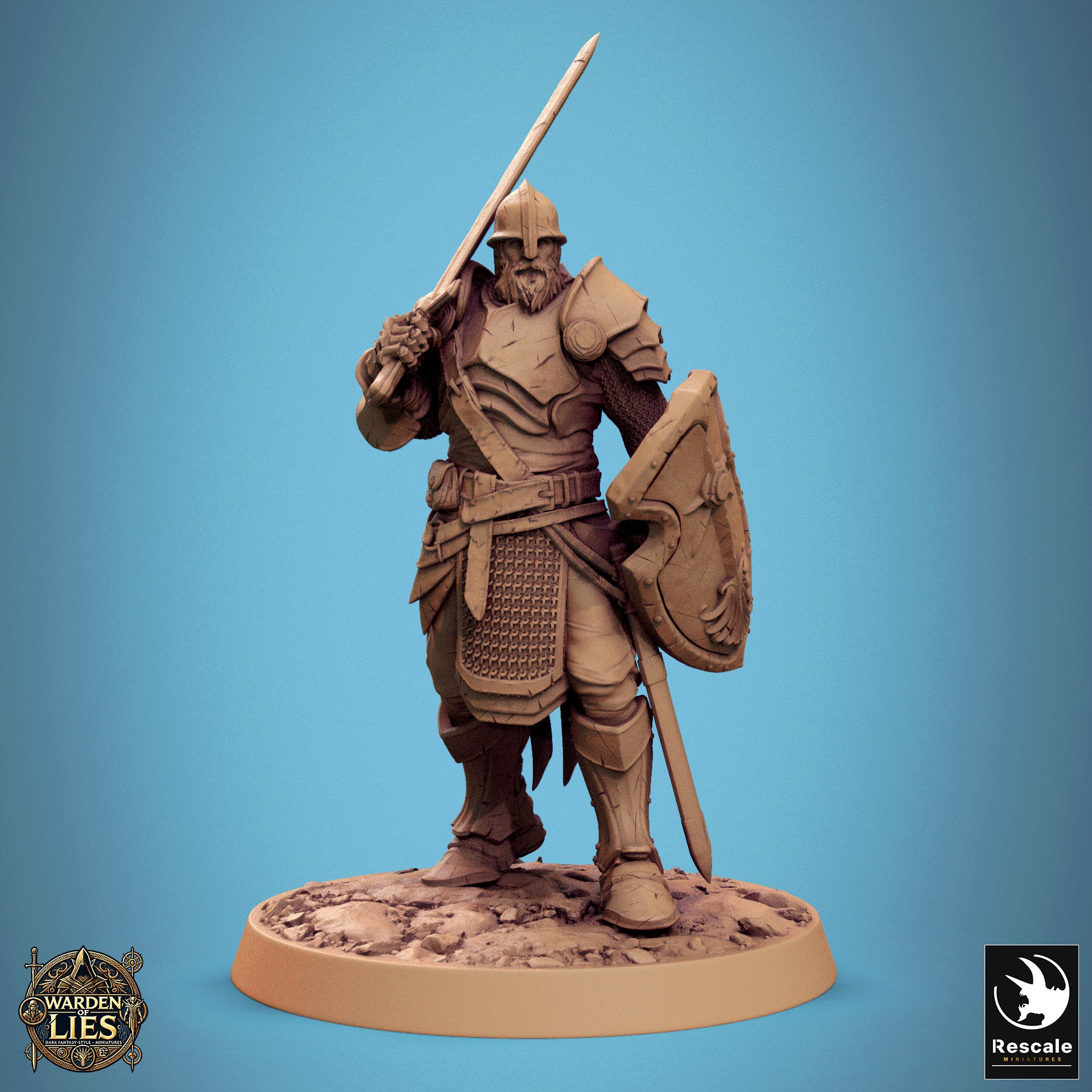 Chevalier de la Valeur - de la série Warden of Lies de Rescale Miniatures
