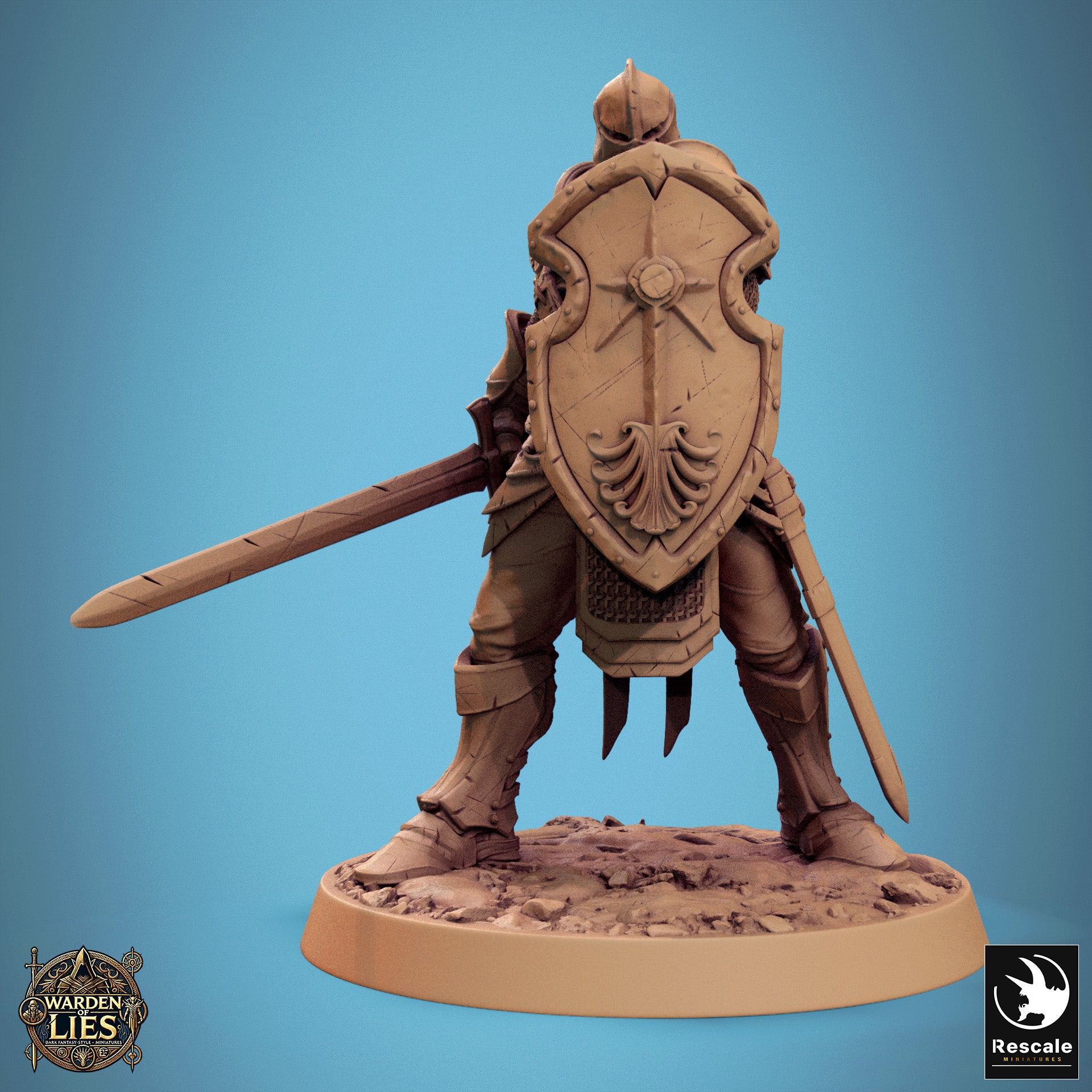 Chevalier de la Valeur - de la série Warden of Lies de Rescale Miniatures