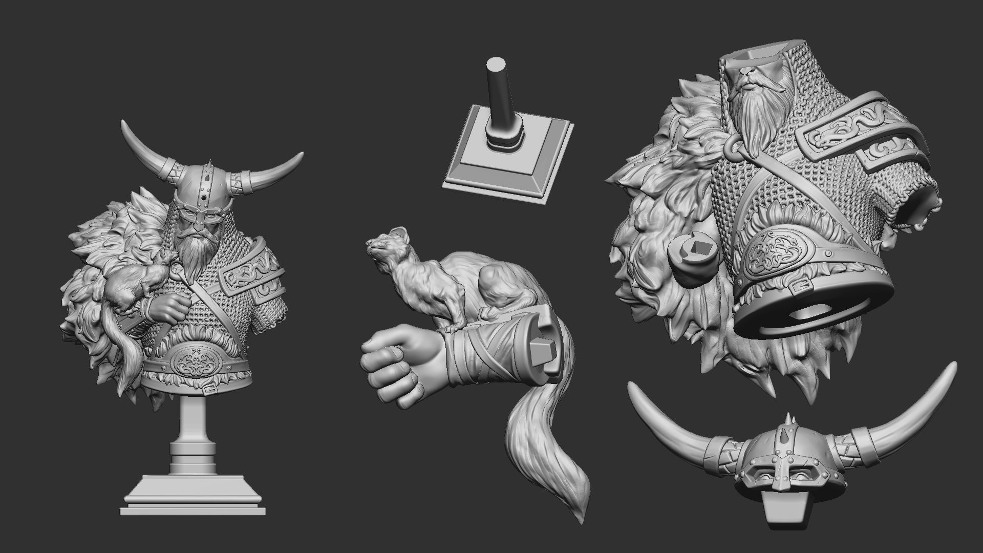 Kolgrim - Bust from White Werewolf Tavern