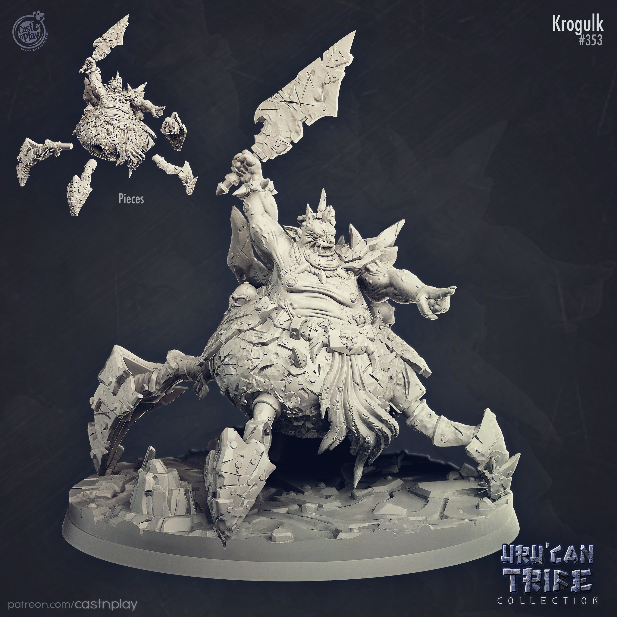 Krogulk - de la série Uru Can Tribe par Cast n Play