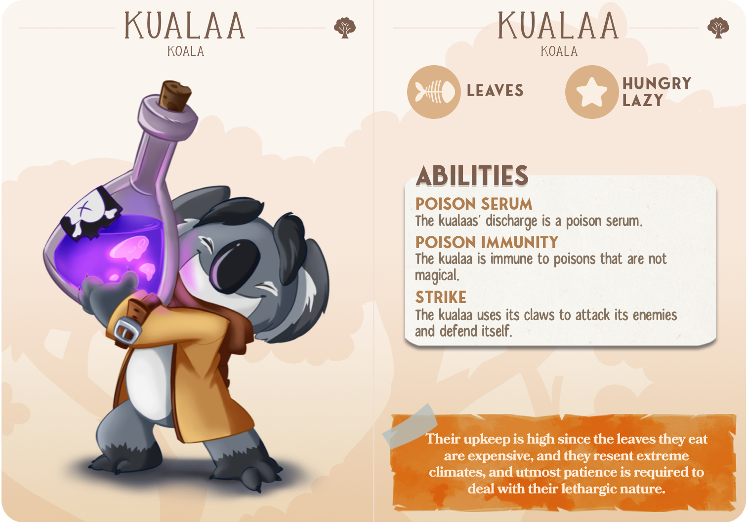 Koala - Climbers - Kualaa - Animal Companions by Cornelia - Cast n Play
