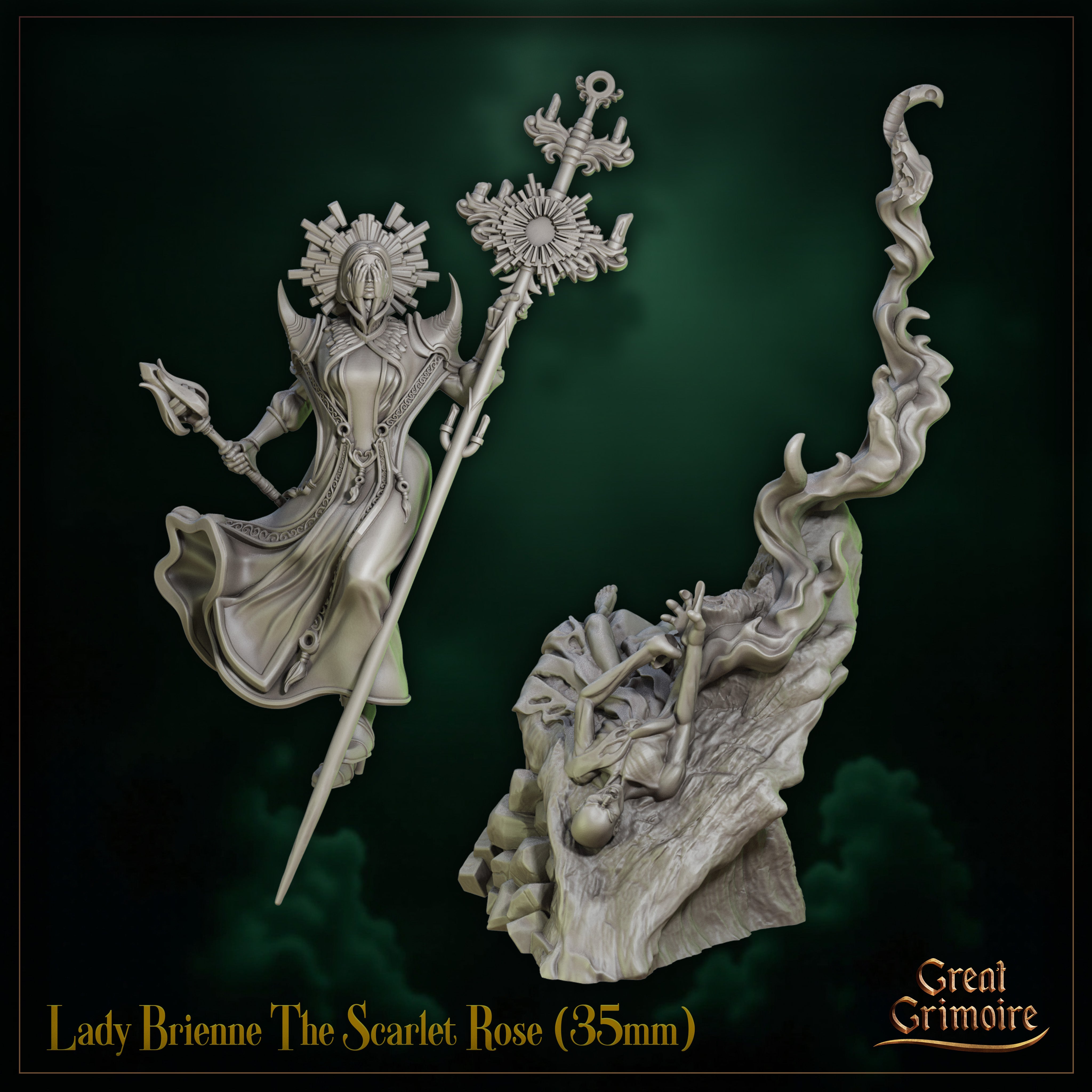Dragon d'épines - de la série Warden of Lies de Rescale Miniatures