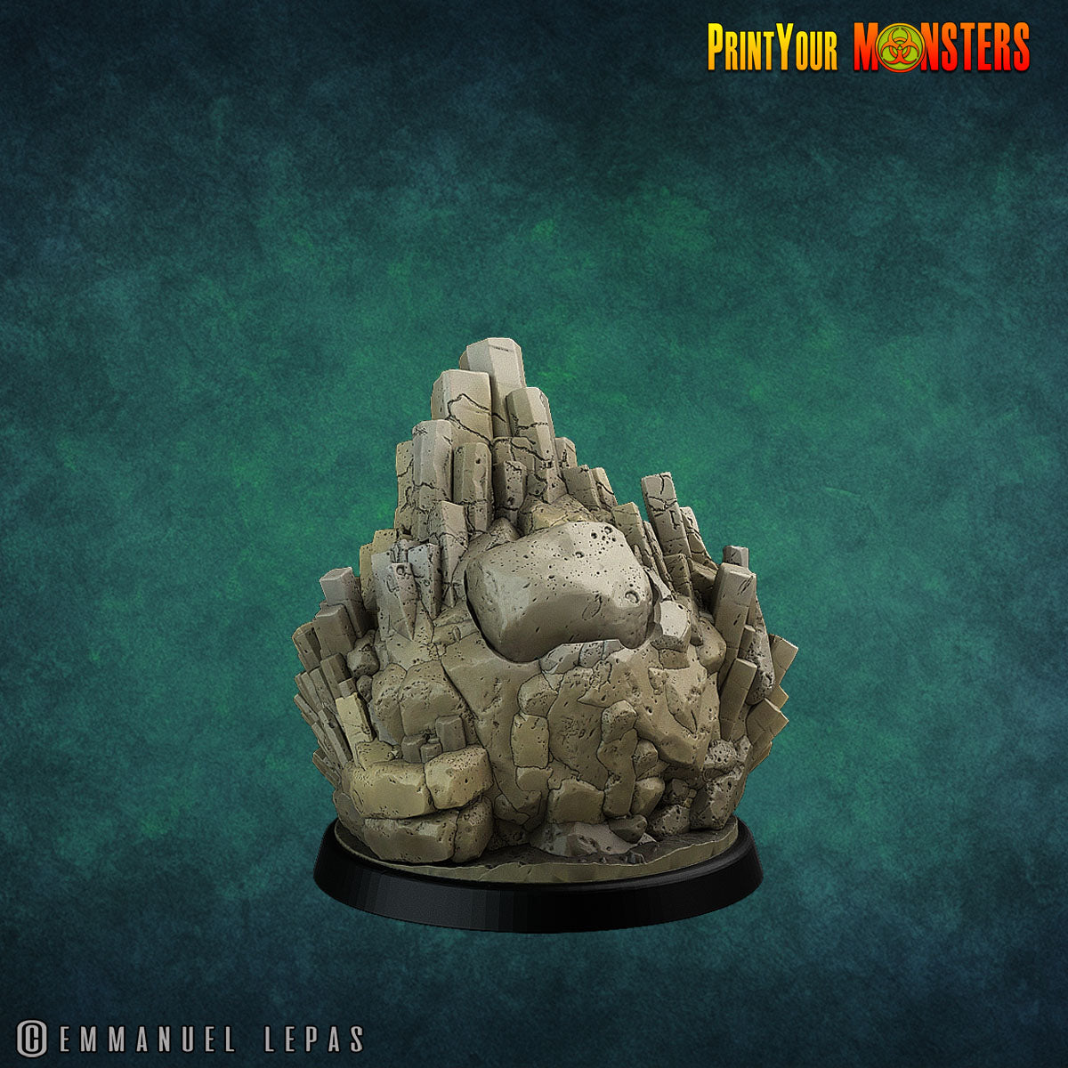 Basalt Rocks - aus der Reihe Basalt Pack von Print Your Monsters