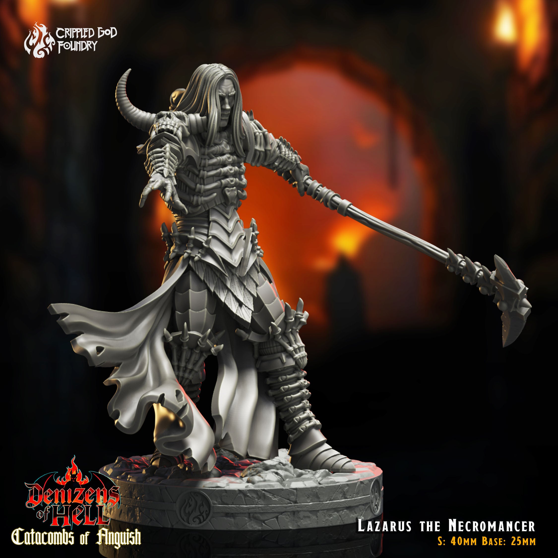 Lazarus the Necromancer - aus der Reihe Catacombs of Anquish von Crippled God Foundry
