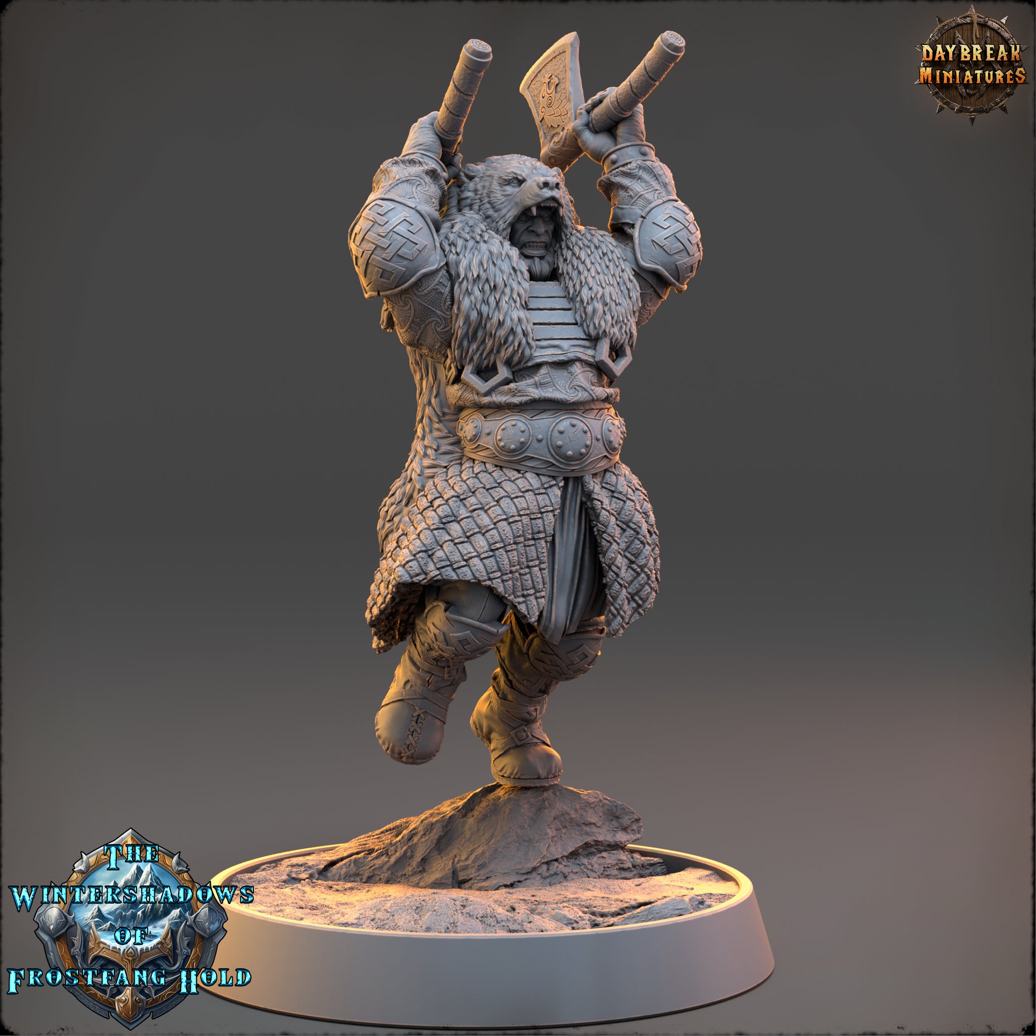 Barbaren Wikinger - aus der Reihe The Wintershadows of Frostfang Hold von Daybreak Miniatures