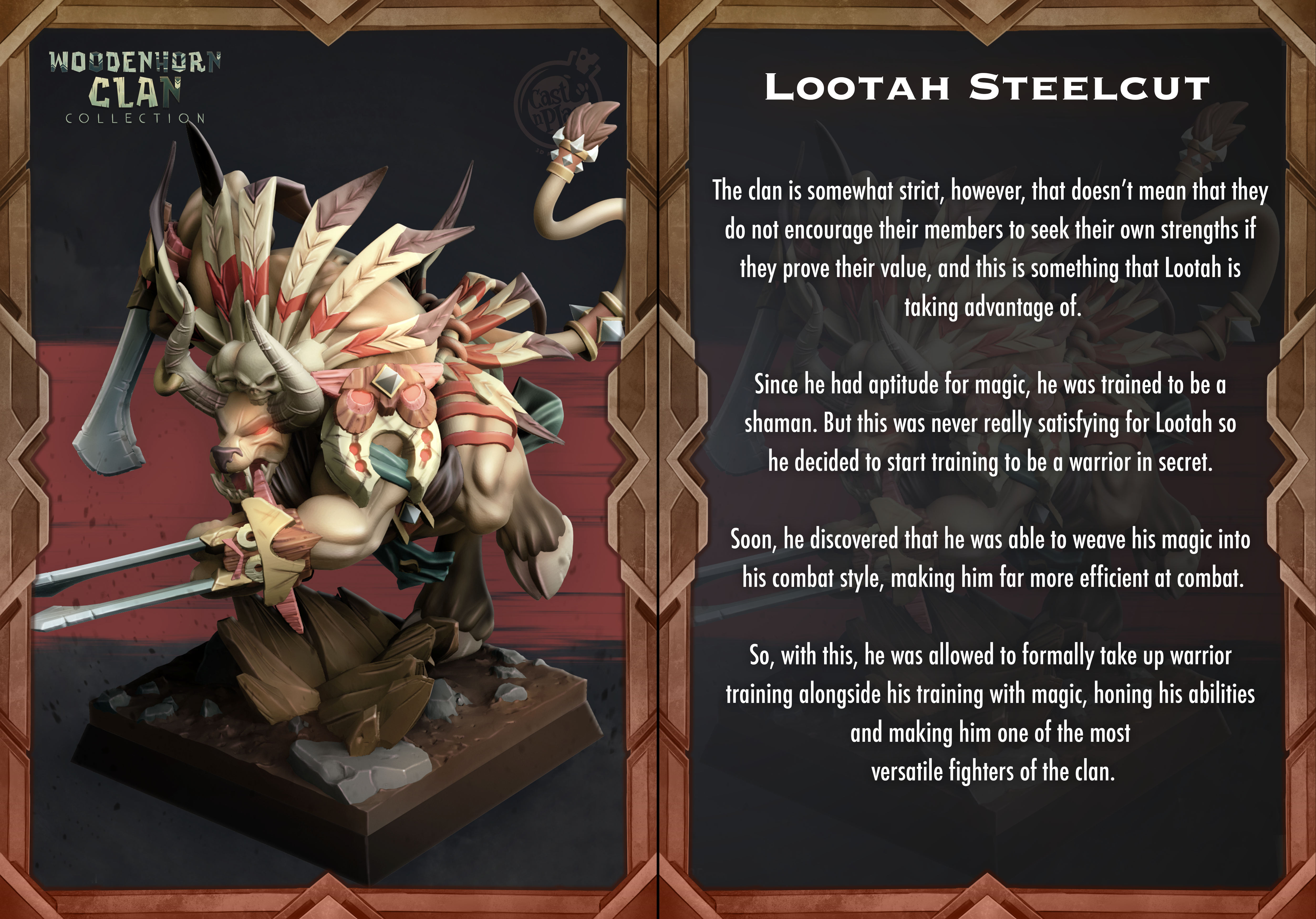 Artan - de la série Woodenhorn Clan de Cast n Play
