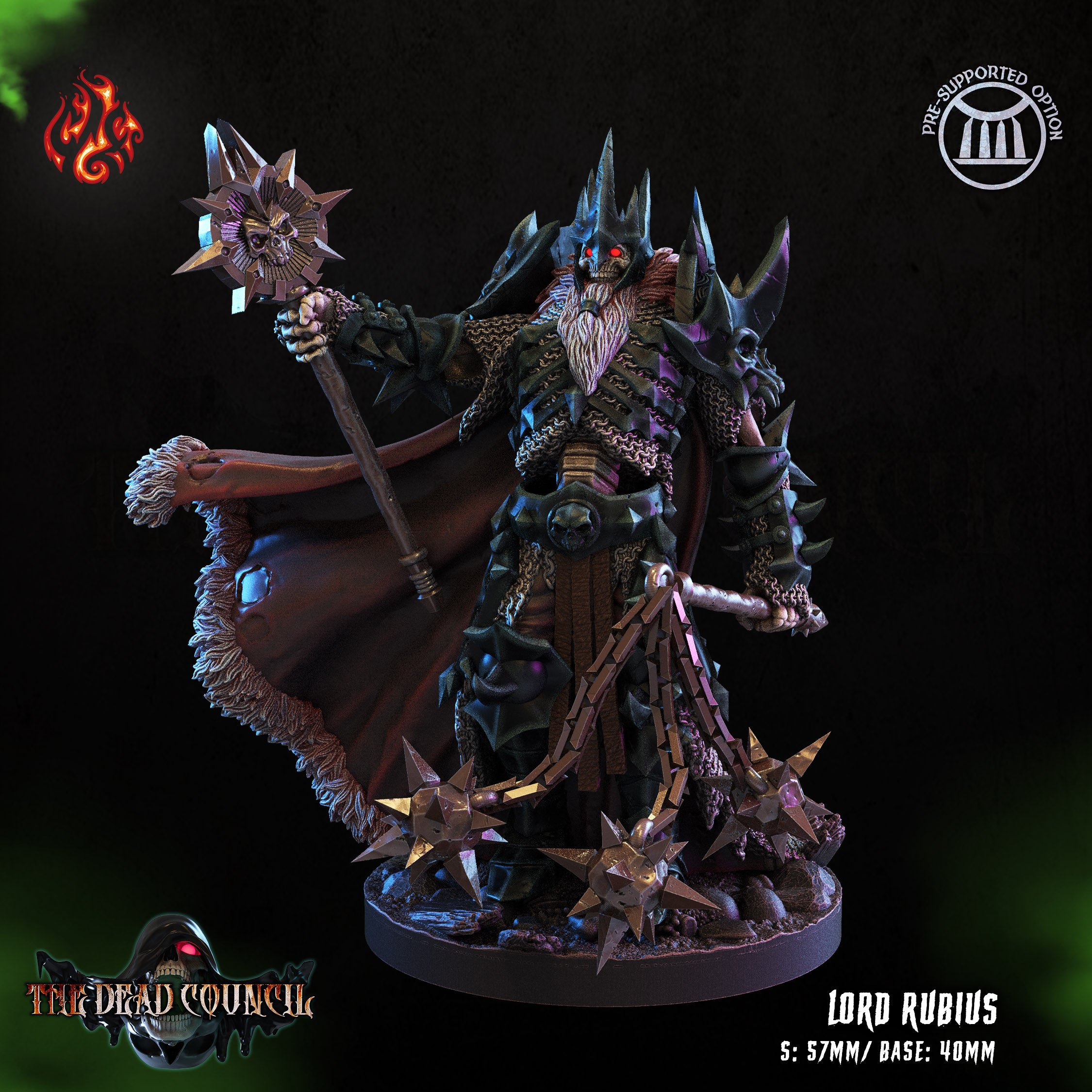 Lord Rubius the Merciless - aus der Reihe The Dead Council von Crippled God Foundry