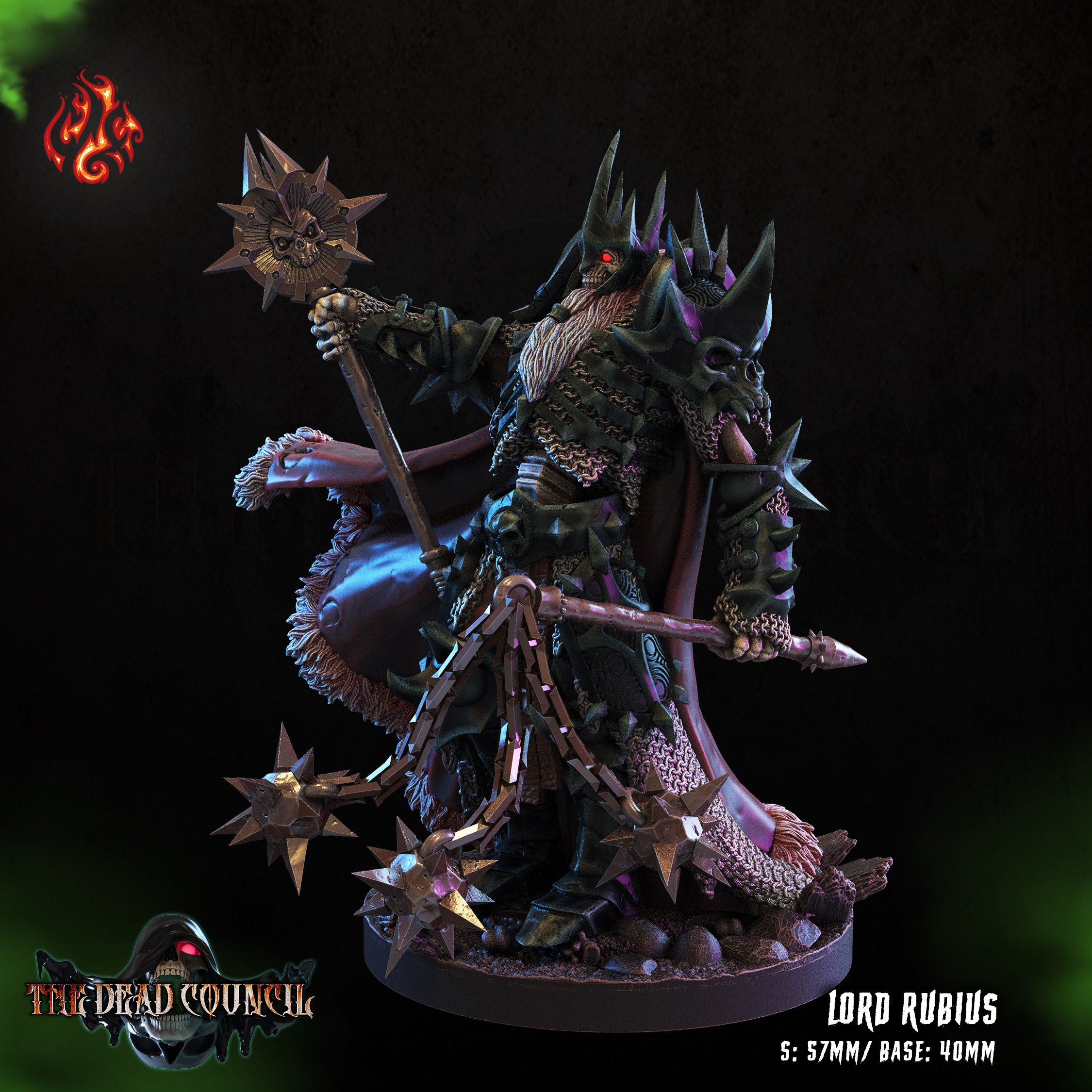 Lord Rubius the Merciless - aus der Reihe The Dead Council von Crippled God Foundry
