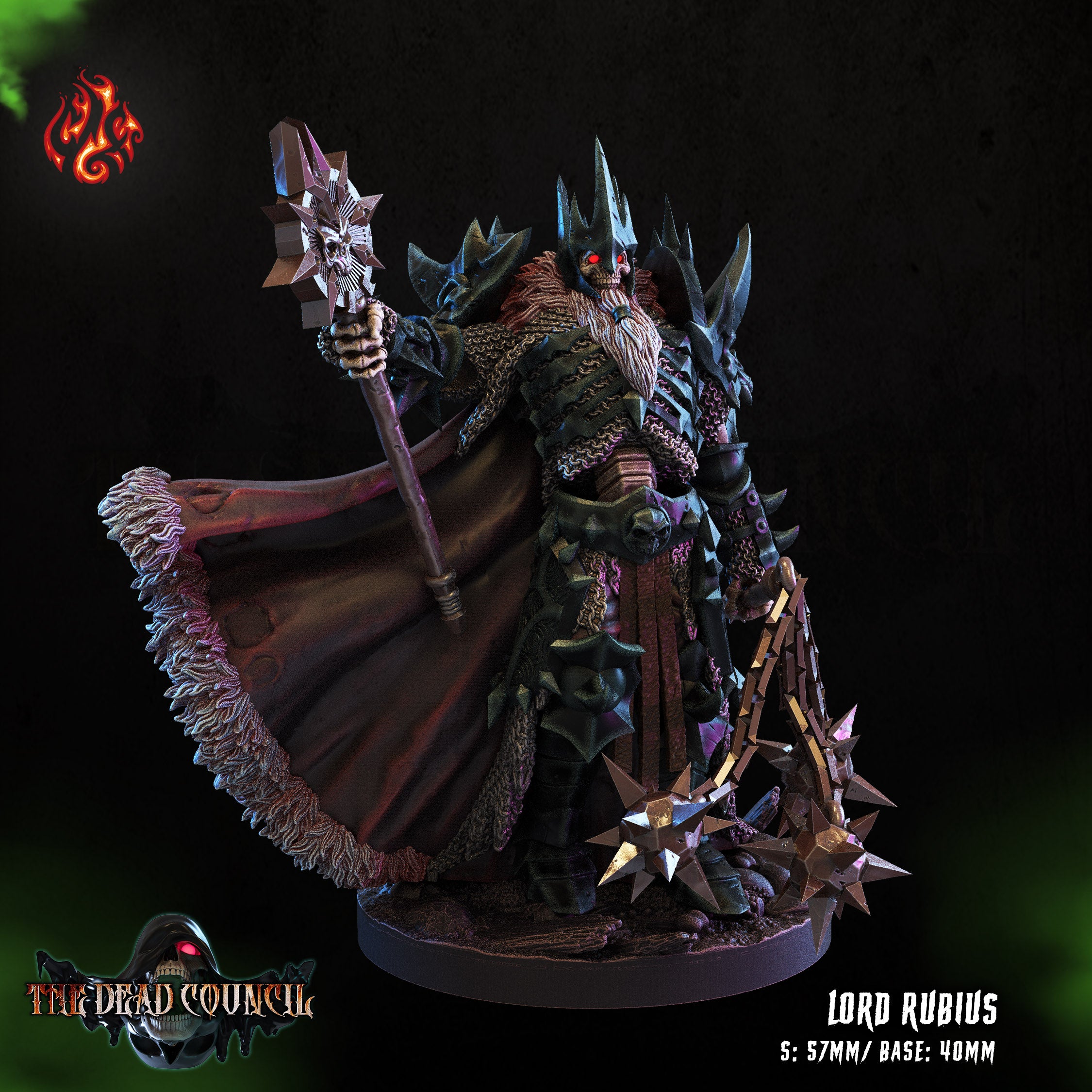 Lord Rubius the Merciless - aus der Reihe The Dead Council von Crippled God Foundry
