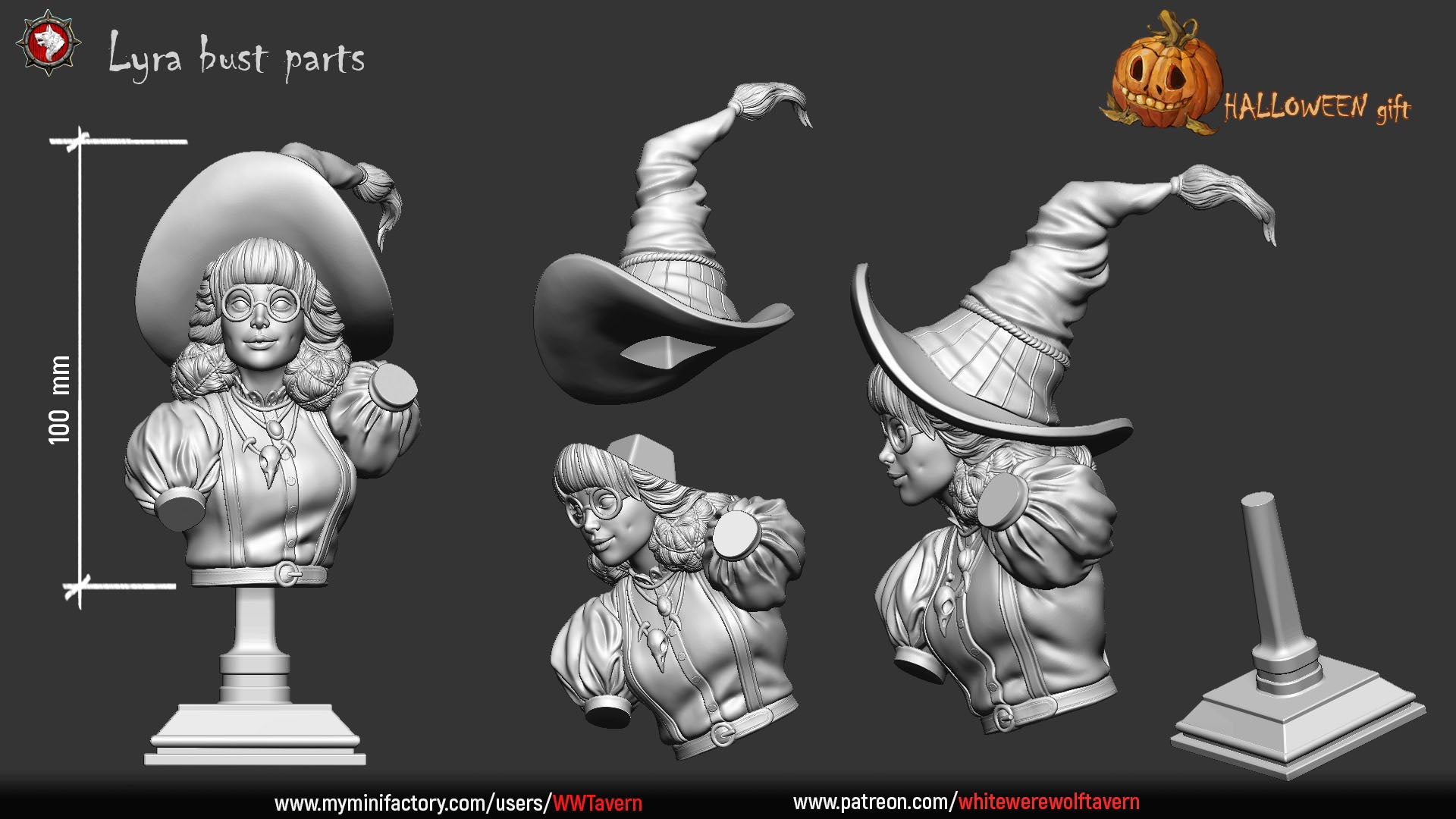 Lyra - Bust from White Werewolf Tavern