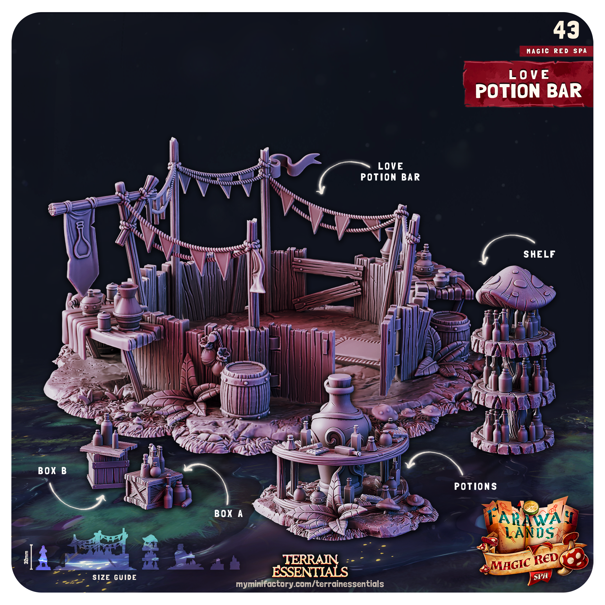 Magic Red Spa - von Terrain Essentials by Cast n Play