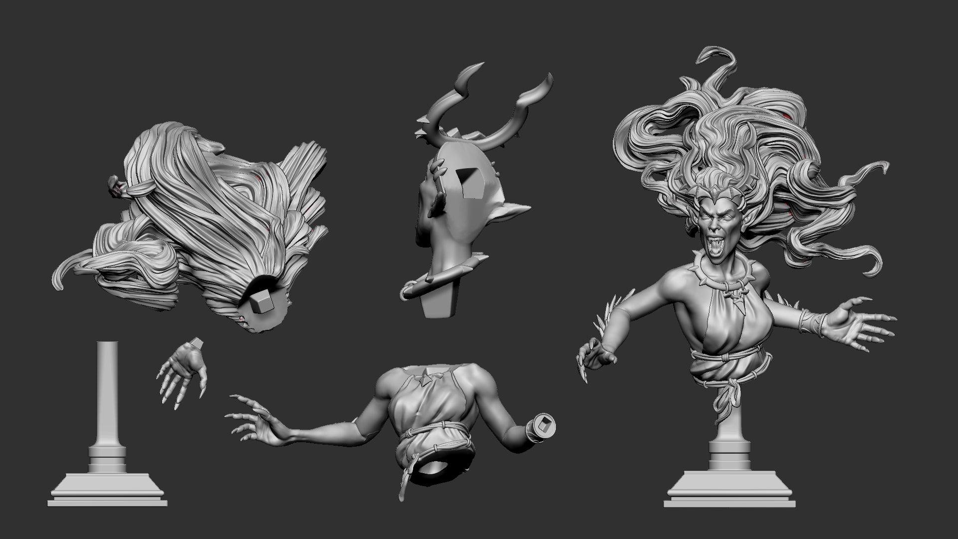Mad Gallarta - Bust from White Werewolf Tavern