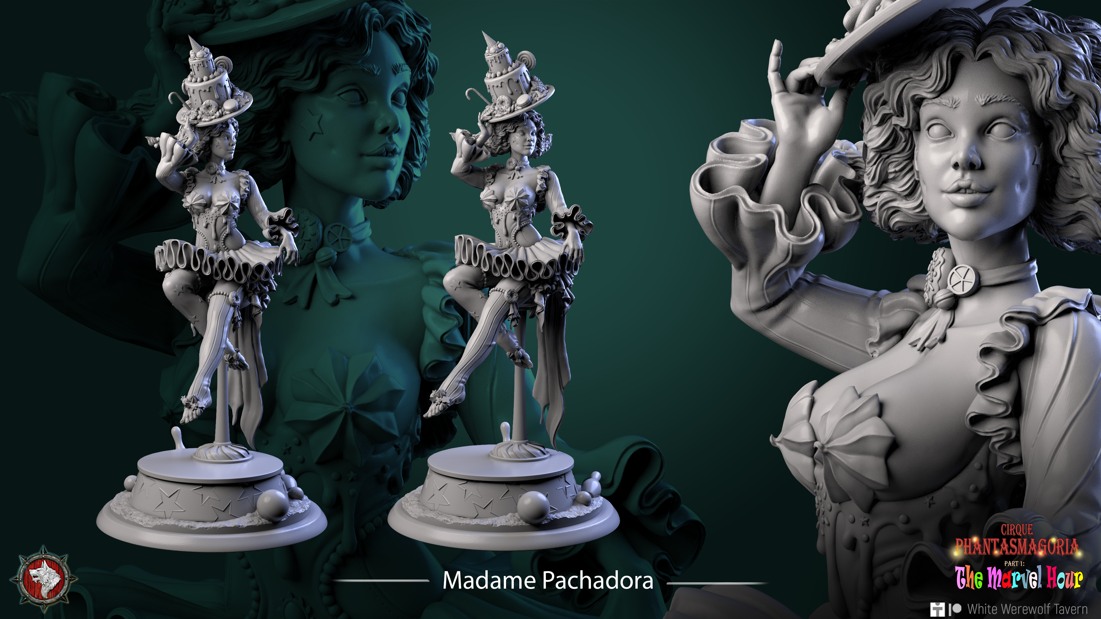 Madame Pachadora - from the Cirque Phantasmagoria 1 series by White Werewolf Tavern