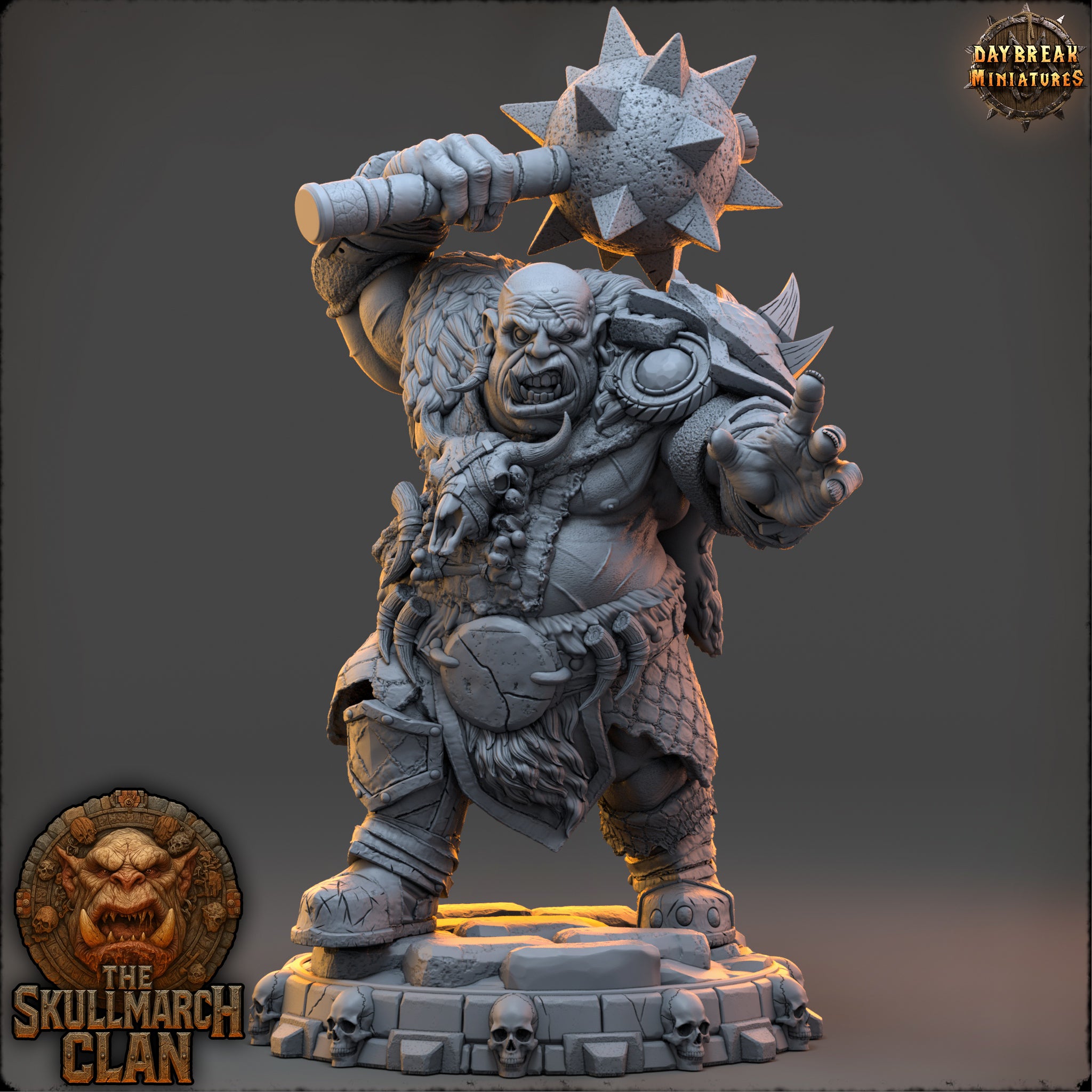 Ogres - de la série Les Ogres Mammouths de la Montagne du Crâne par Daybreak Miniatures