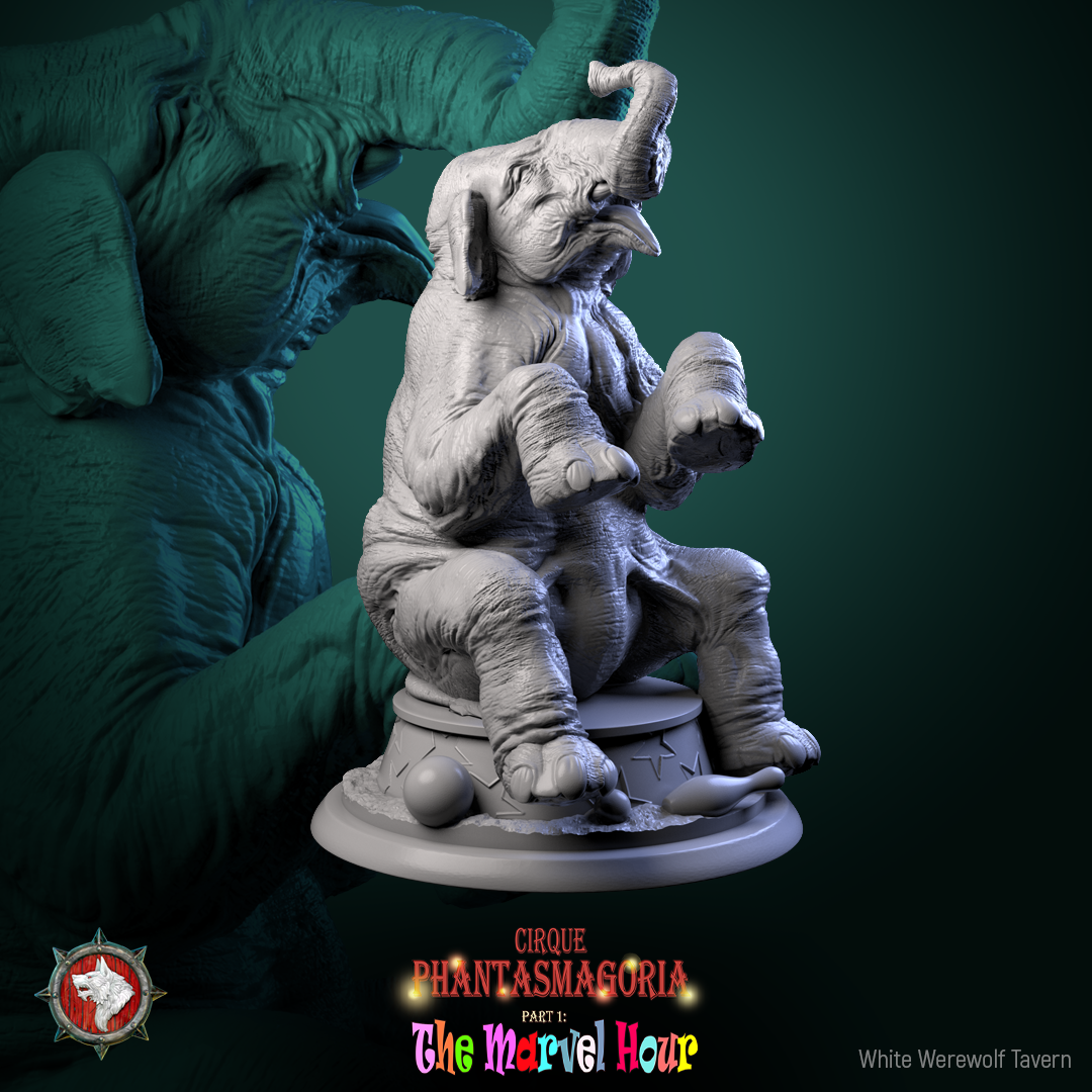 Marvelous Mammoth - from the Cirque Phantasmagoria 1 series by White Werewolf Tavern