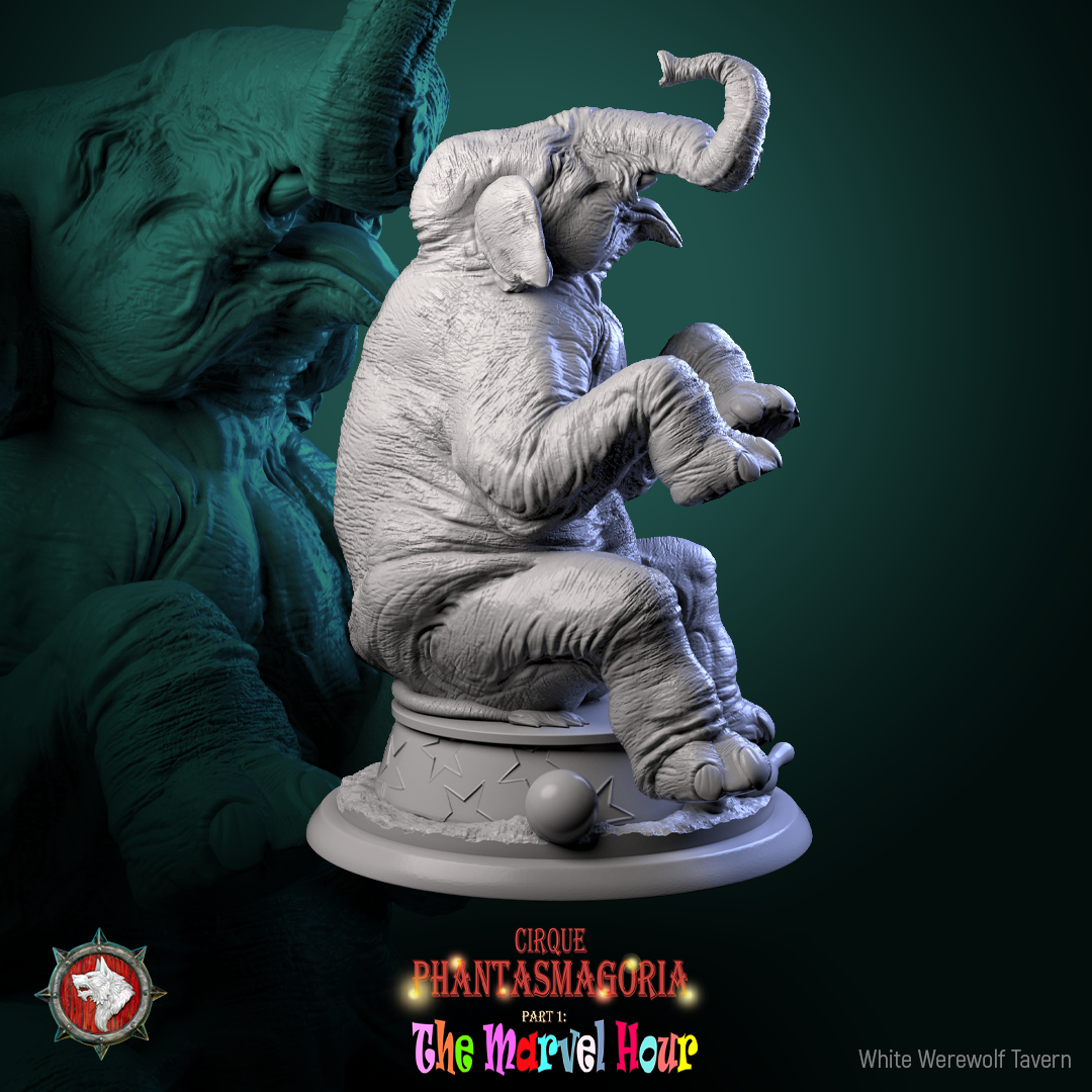 Marvelous Mammoth - from the Cirque Phantasmagoria 1 series by White Werewolf Tavern