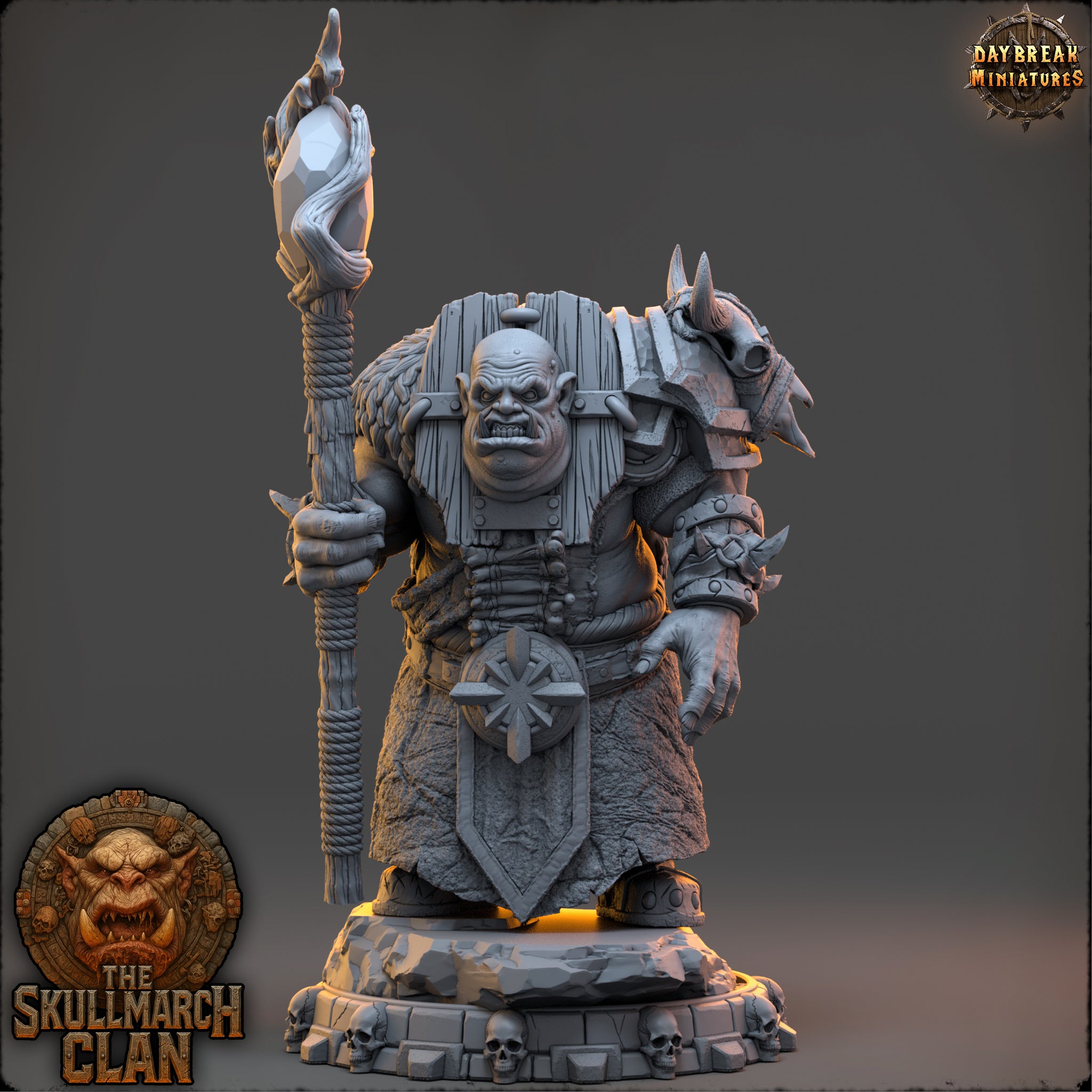 Ogres - de la série Les Ogres Mammouths de la Montagne du Crâne par Daybreak Miniatures