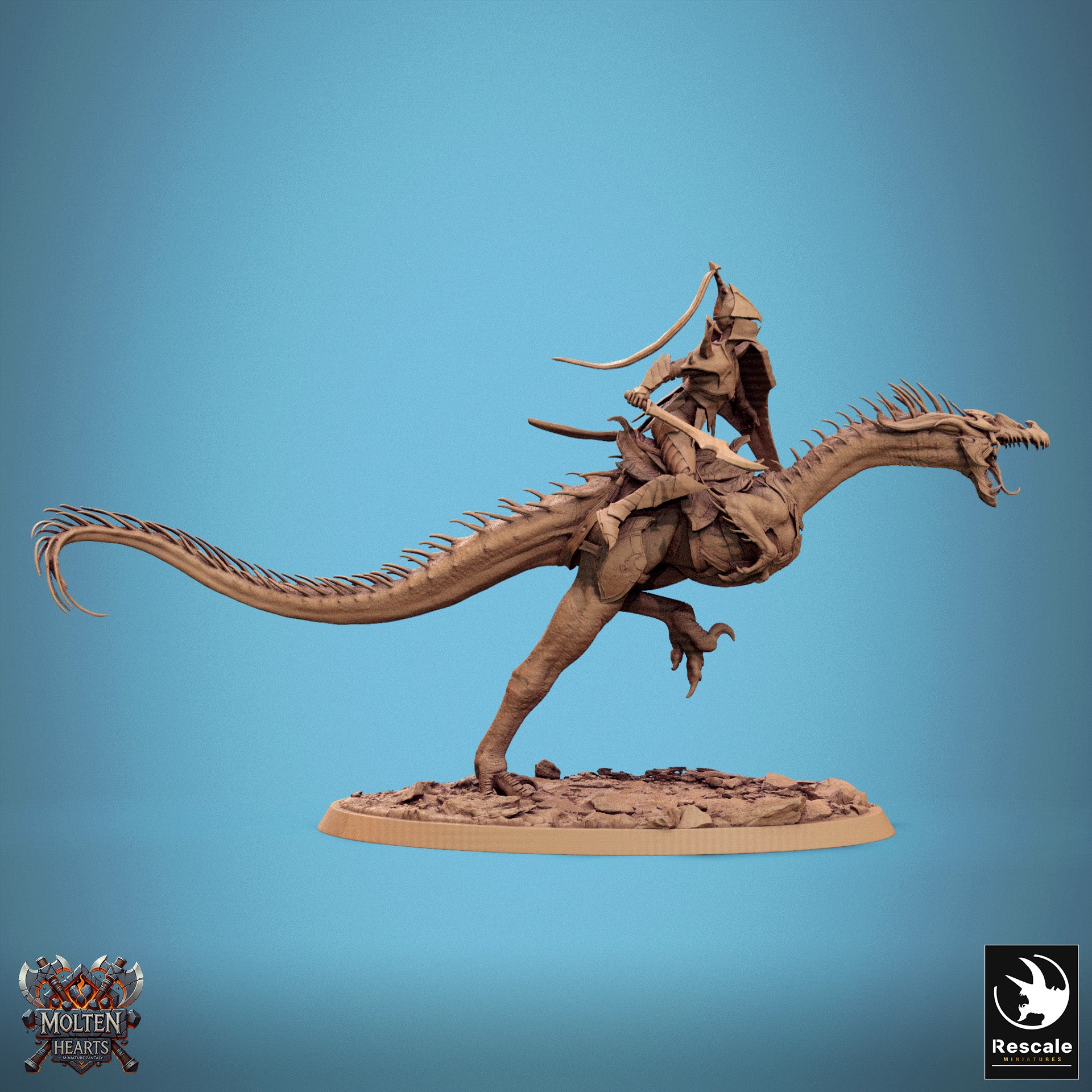 Velocisaurus - aus der Reihe Molten Hearts von Rescale Miniatures
