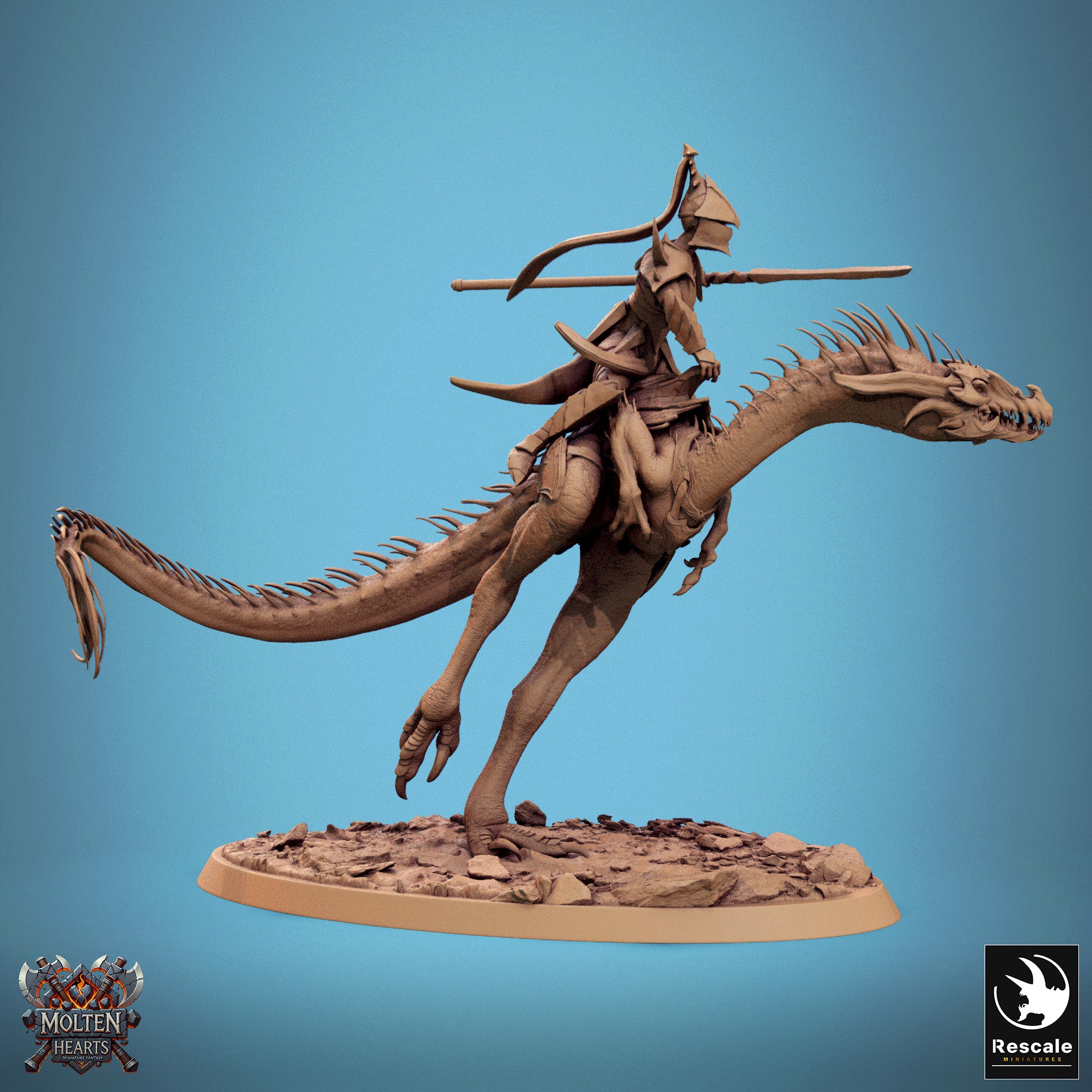 Velocisaurus - aus der Reihe Molten Hearts von Rescale Miniatures