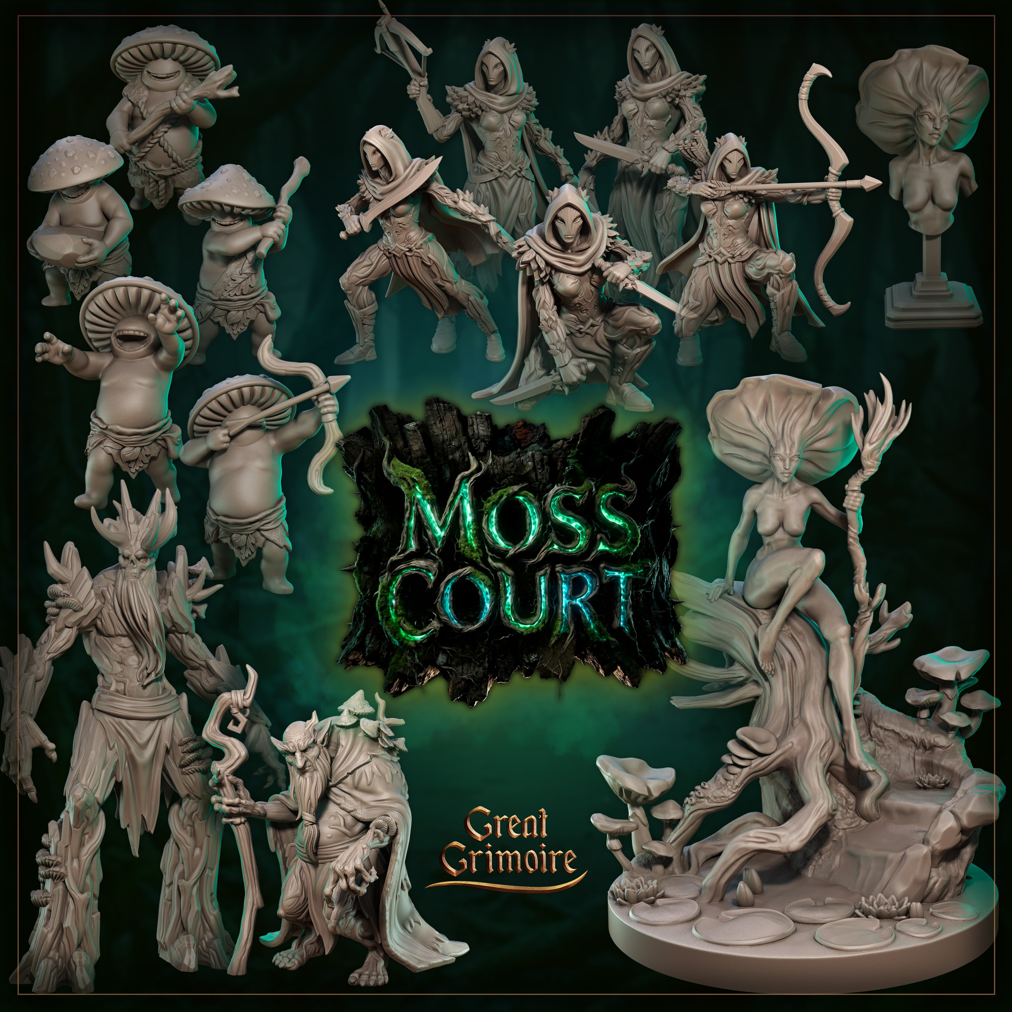 The Spore Court - Moss Court - Great Grimoire