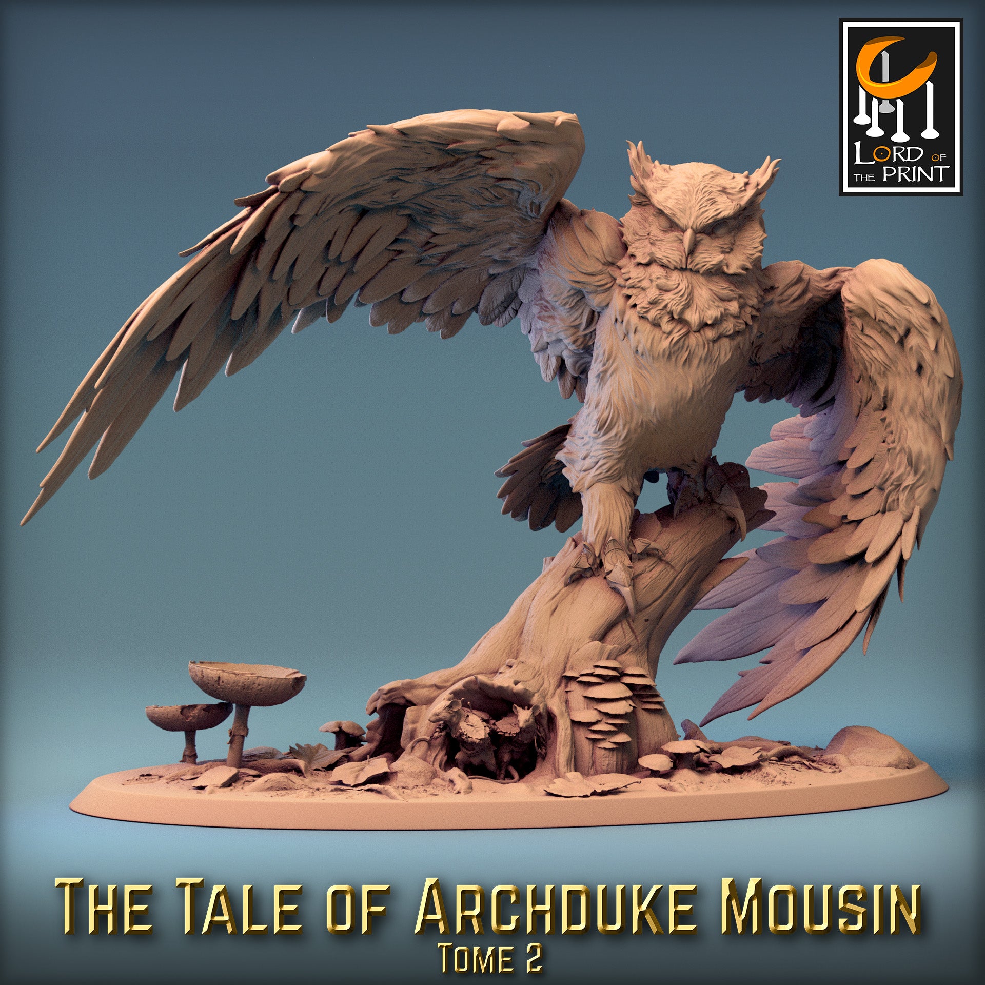 Great Owl Stance - Tales of Archduke Mousin II - Rescale Miniatures