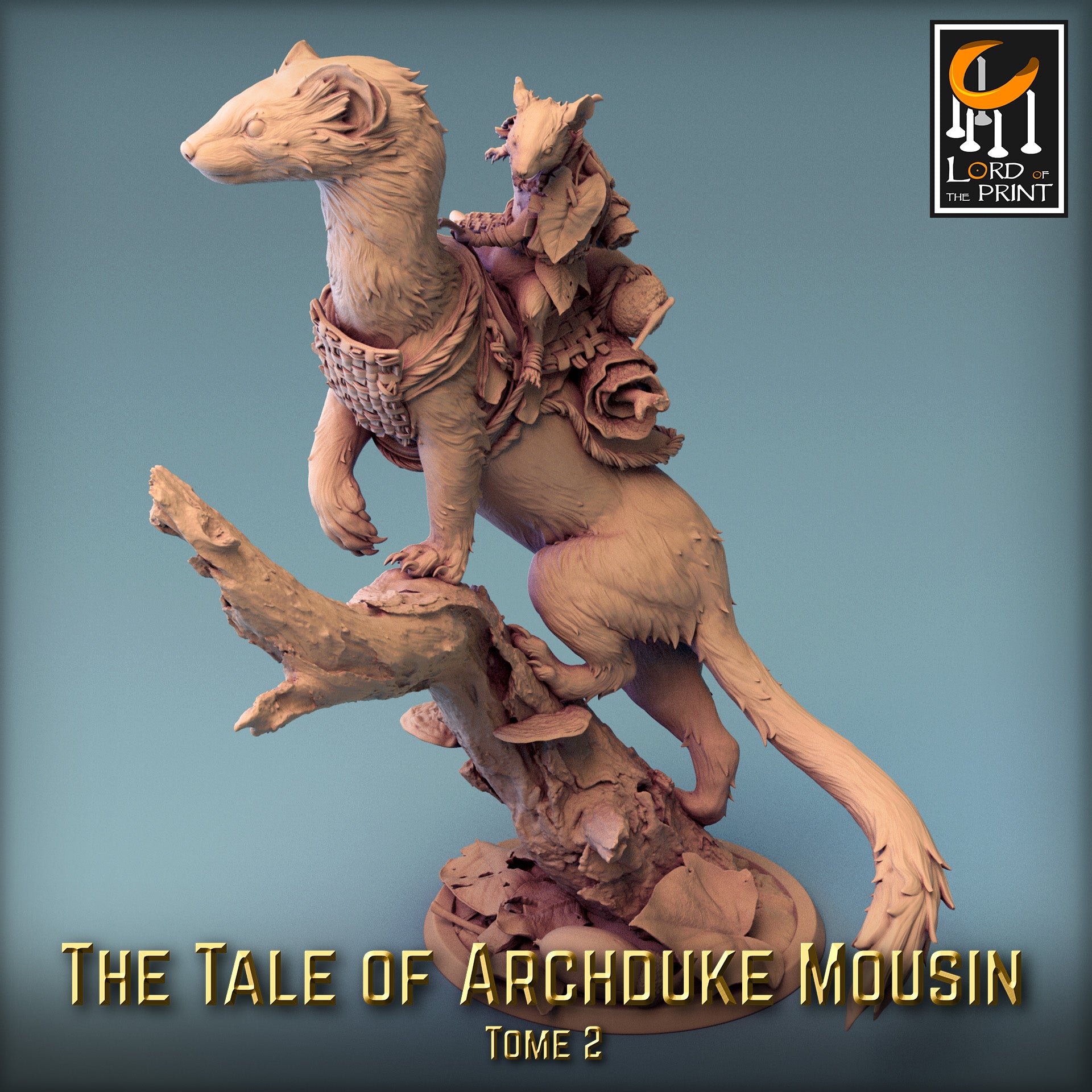 Moussin Weasel Climb - Tales of Archduke Mousin II - Rescale Miniatures