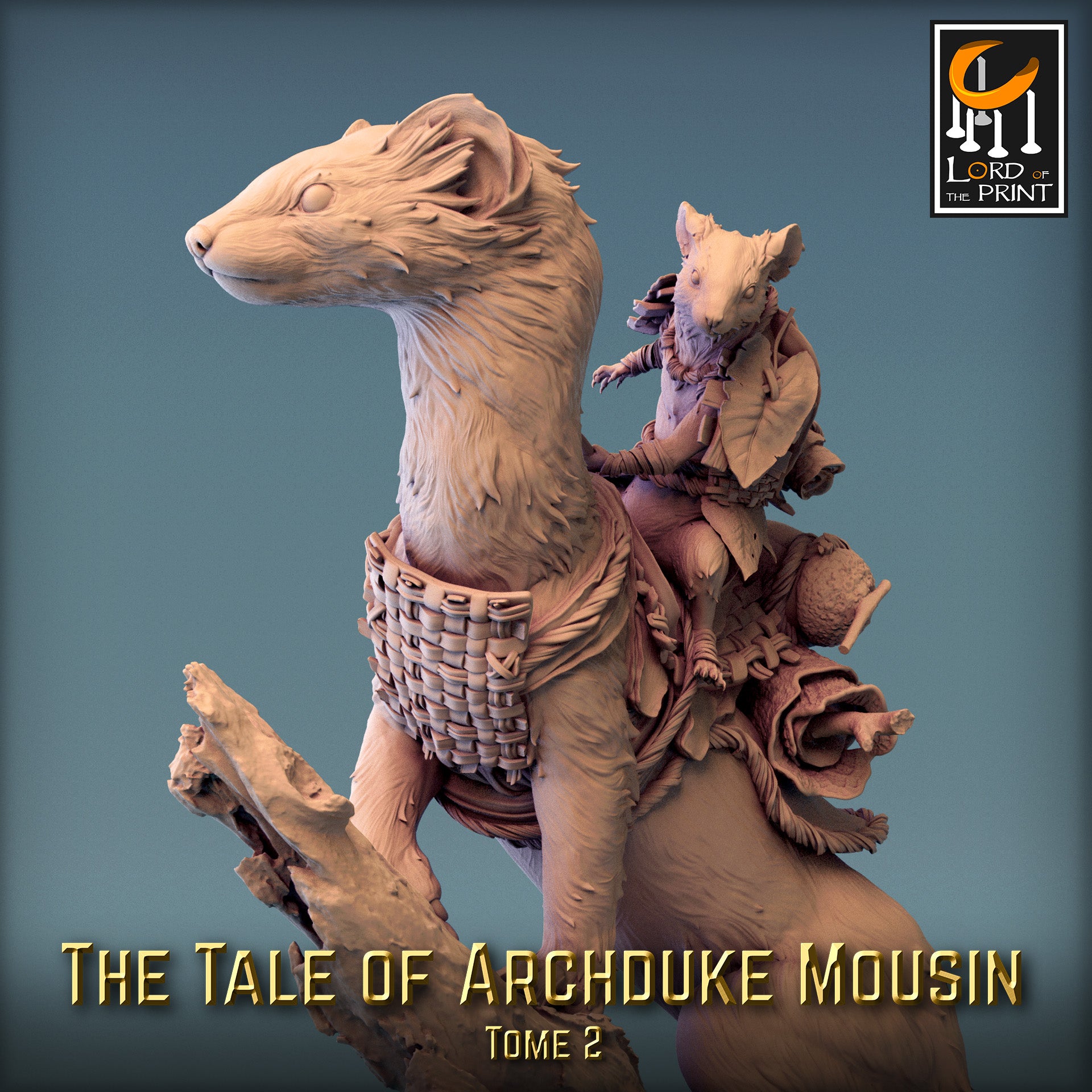 Moussin Weasel Climb - Tales of Archduke Mousin II - Rescale Miniatures
